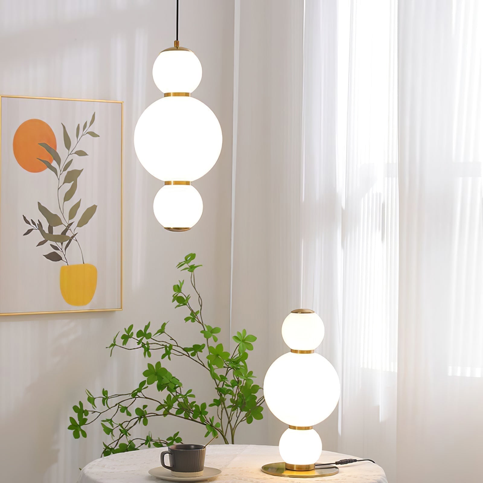 Frankie Minimalistisch Glas Pendelleuchte Leuchte-Letslighting