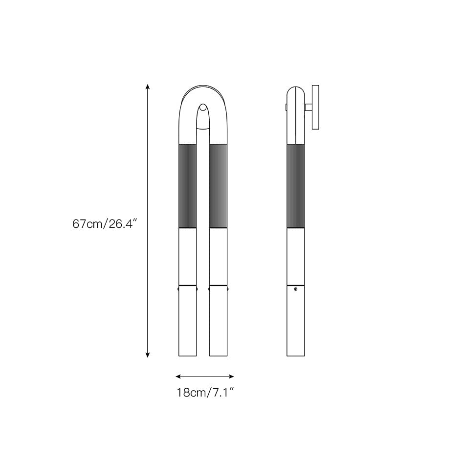 Aloft Modern Minimalist Double Head Acrylic Sconce Wall Lamp - Letslighting