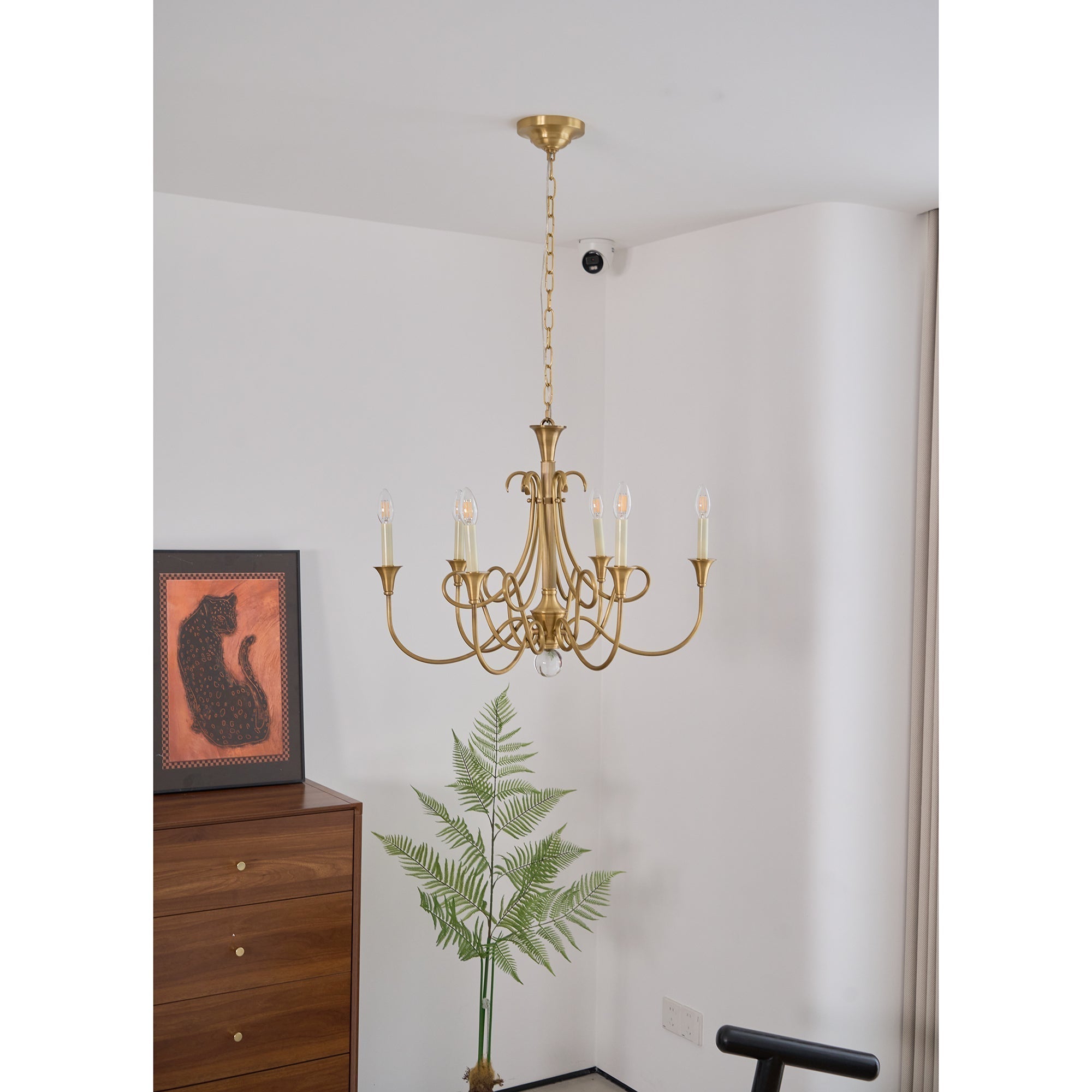 Braid Vintage Messing-Kristall Kronleuchter Doppelgedreht-Letslighting