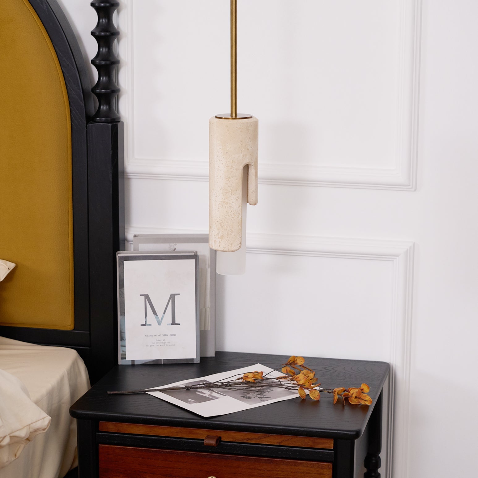 Elix Modern Minimalist Marble Glass Pendant Lamp - Letslighting