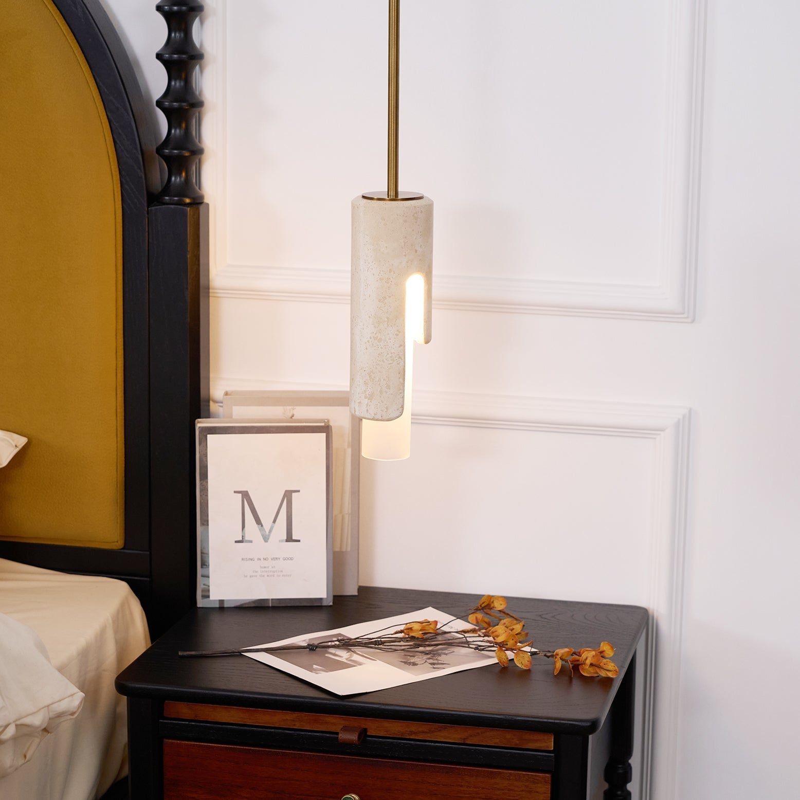 Elix Modern Minimalist Marble Glass Pendant Lamp - Letslighting