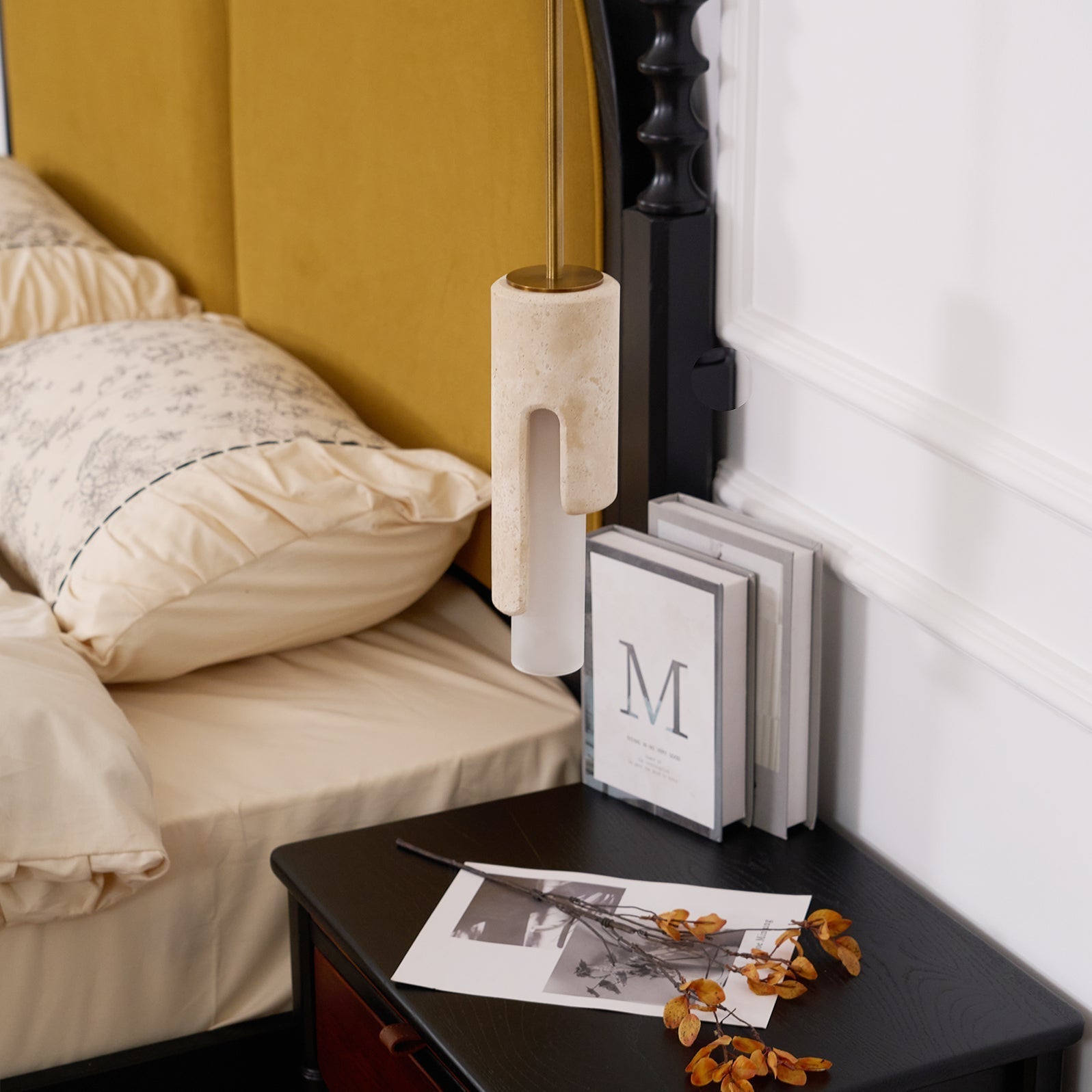 Elix Modern Minimalist Marble Glass Pendant Lamp - Letslighting