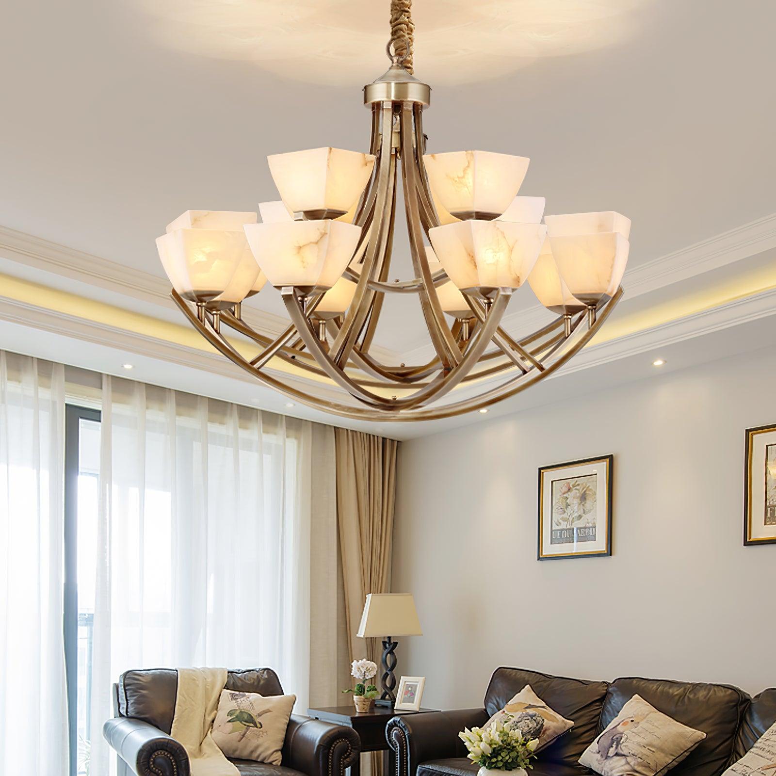 Crown Klassischer Messing-Kronleuchter-Letslighting