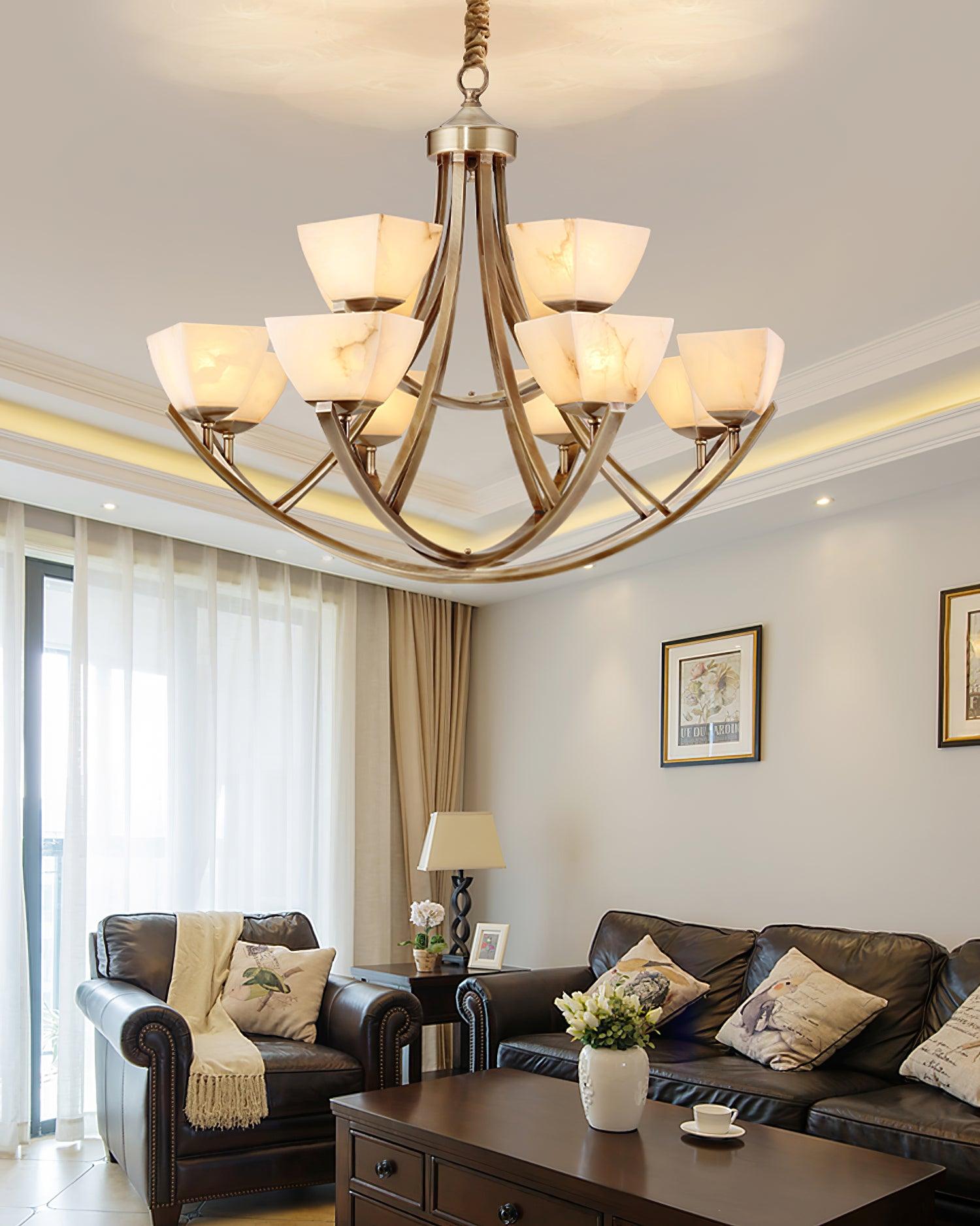 Crown Klassischer Messing-Kronleuchter-Letslighting