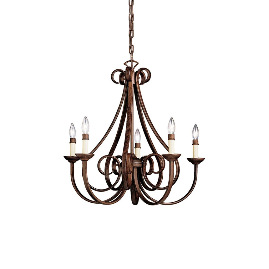 Cove Vintage Industrial Brass Chandeliers-Letslighting