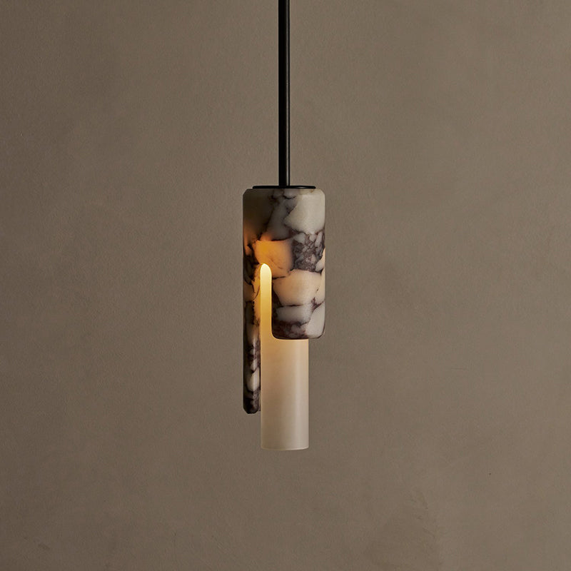 Elix Modern Minimalist Marble Glass Pendant Lamp - Letslighting