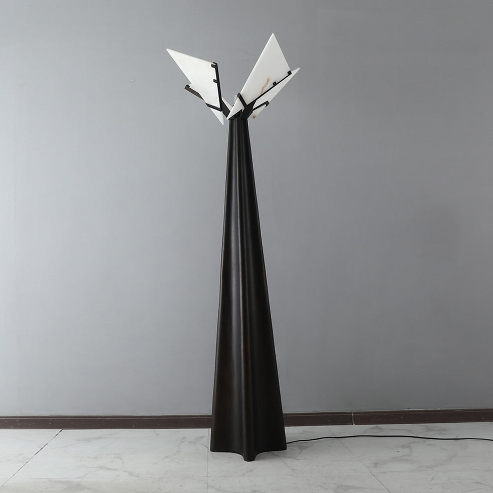 Drape Alabaster Floor Lamp - Letslighting