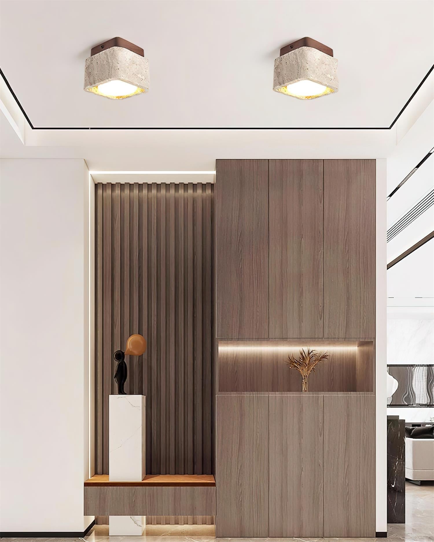 Ritta Ceiling Light Organic Rounded - Letslighting