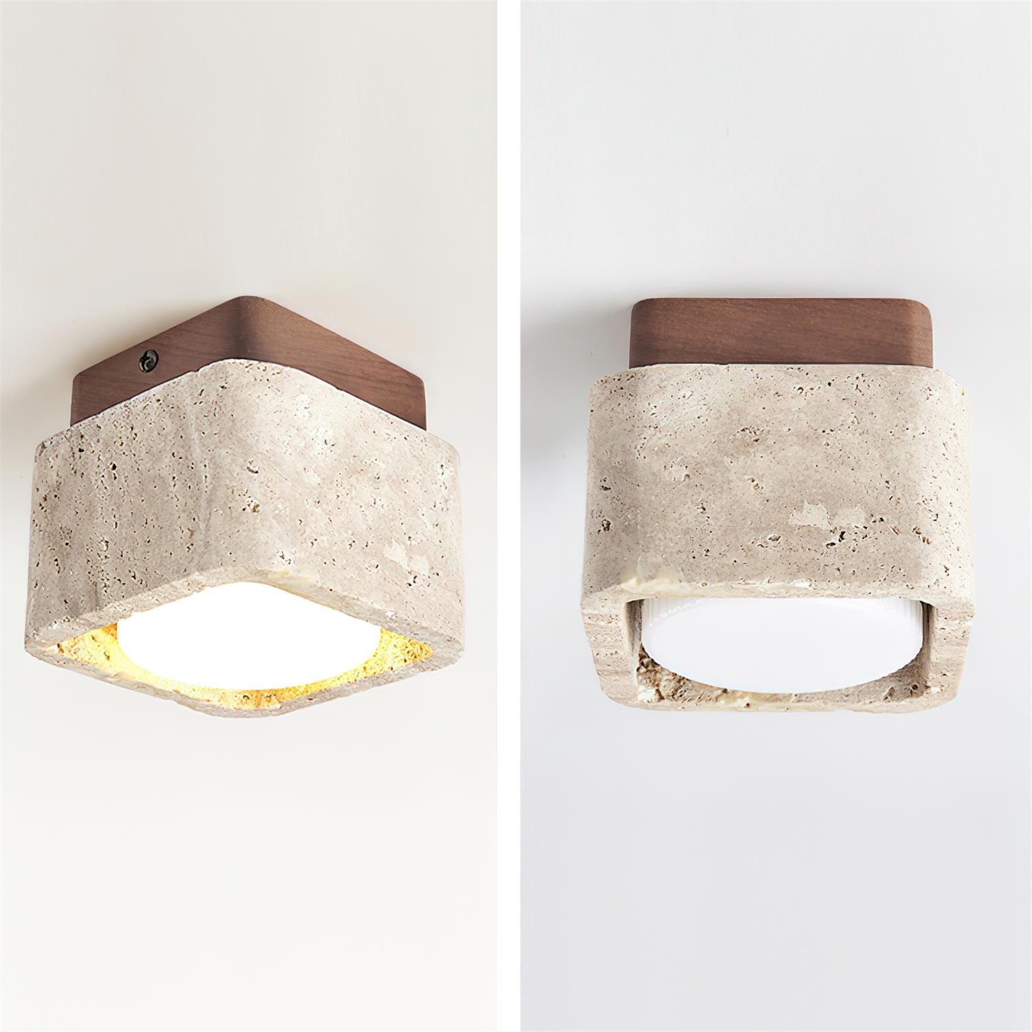 Ritta Ceiling Light Organic Rounded - Letslighting