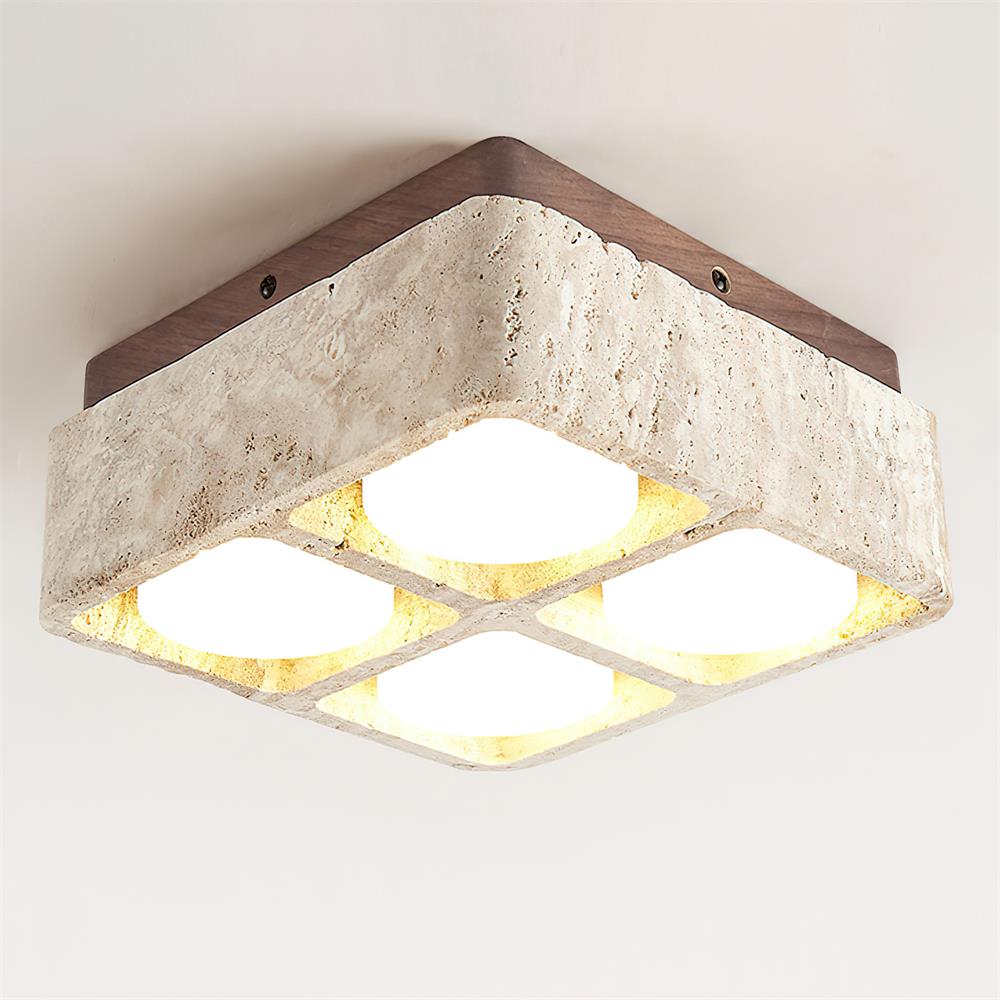 Ritta Ceiling Light Organic Rounded - Letslighting