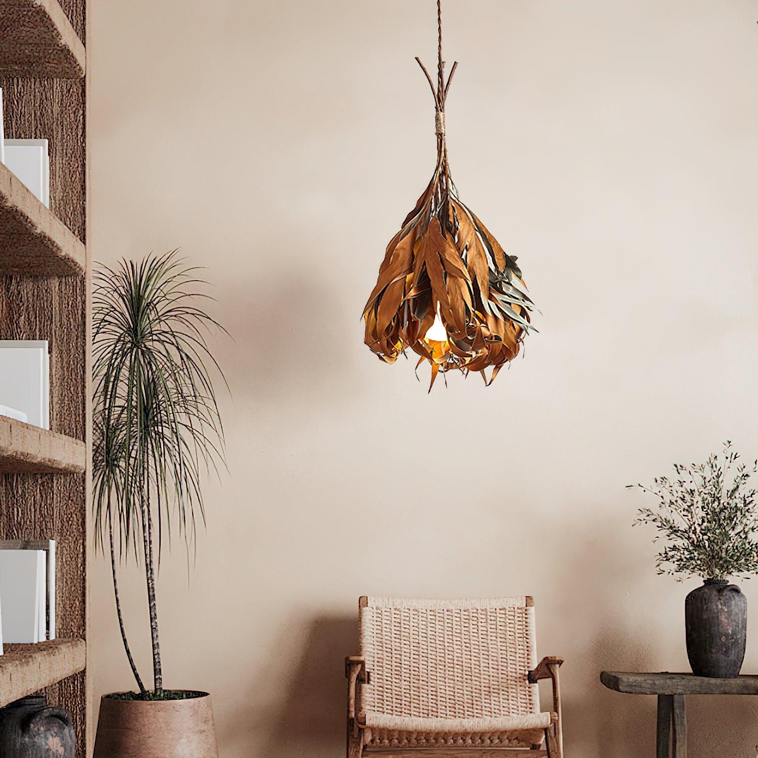 Nuviain Rustikale Natur-Pendelleuchte-Letslighting