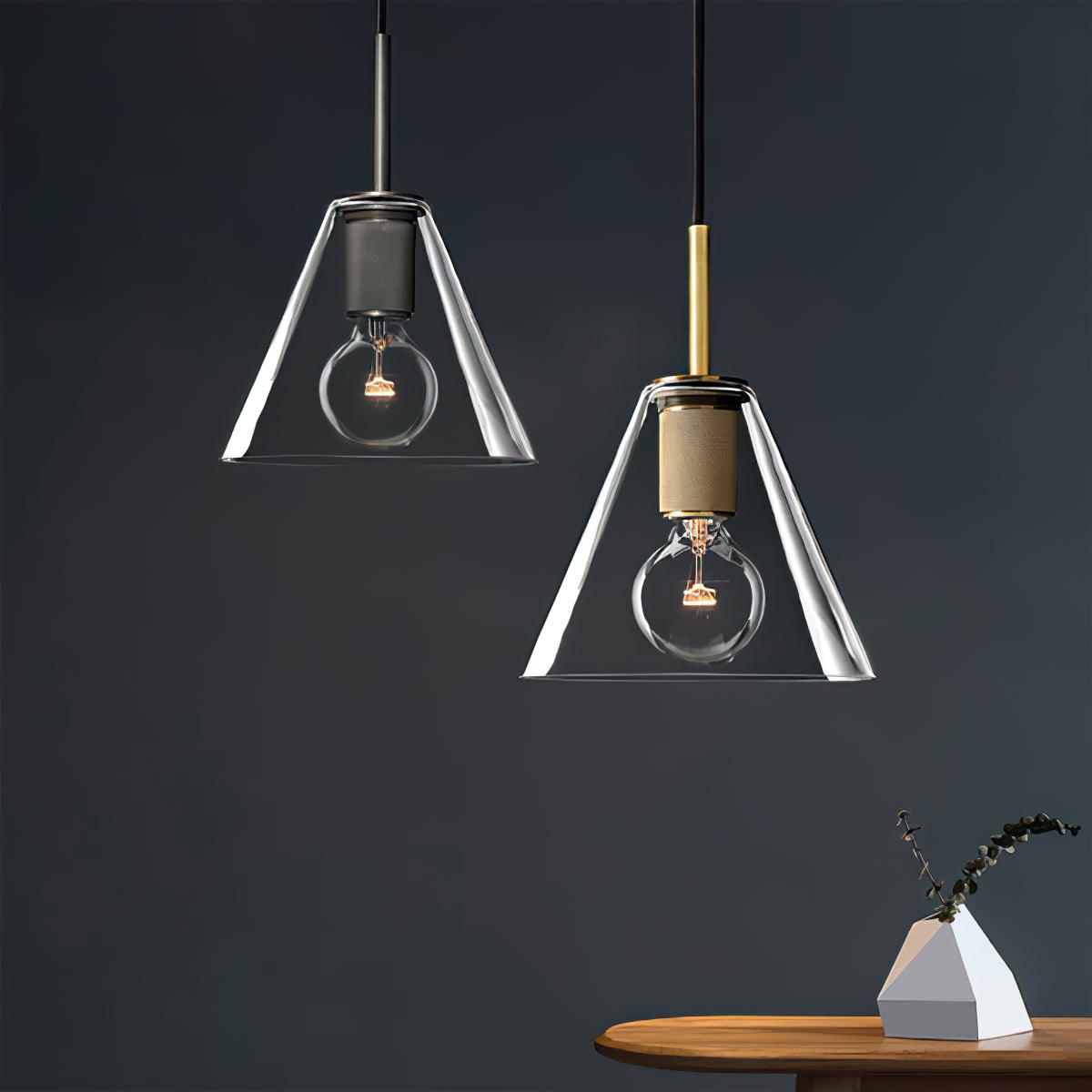 Tyler Minimalistische Pendelleuchte aus Messing-Letslighting