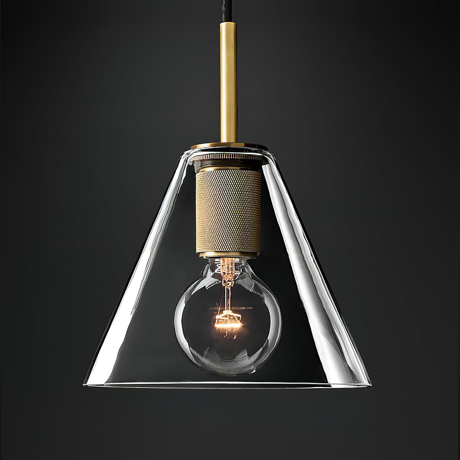Tyler Minimalistische Pendelleuchte aus Messing-Letslighting