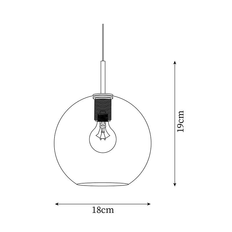 Tyler Minimalistische Pendelleuchte aus Messing-Letslighting