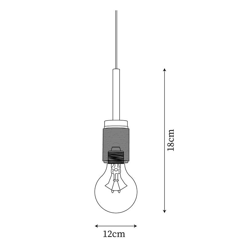 Tyler Minimalistische Pendelleuchte aus Messing-Letslighting