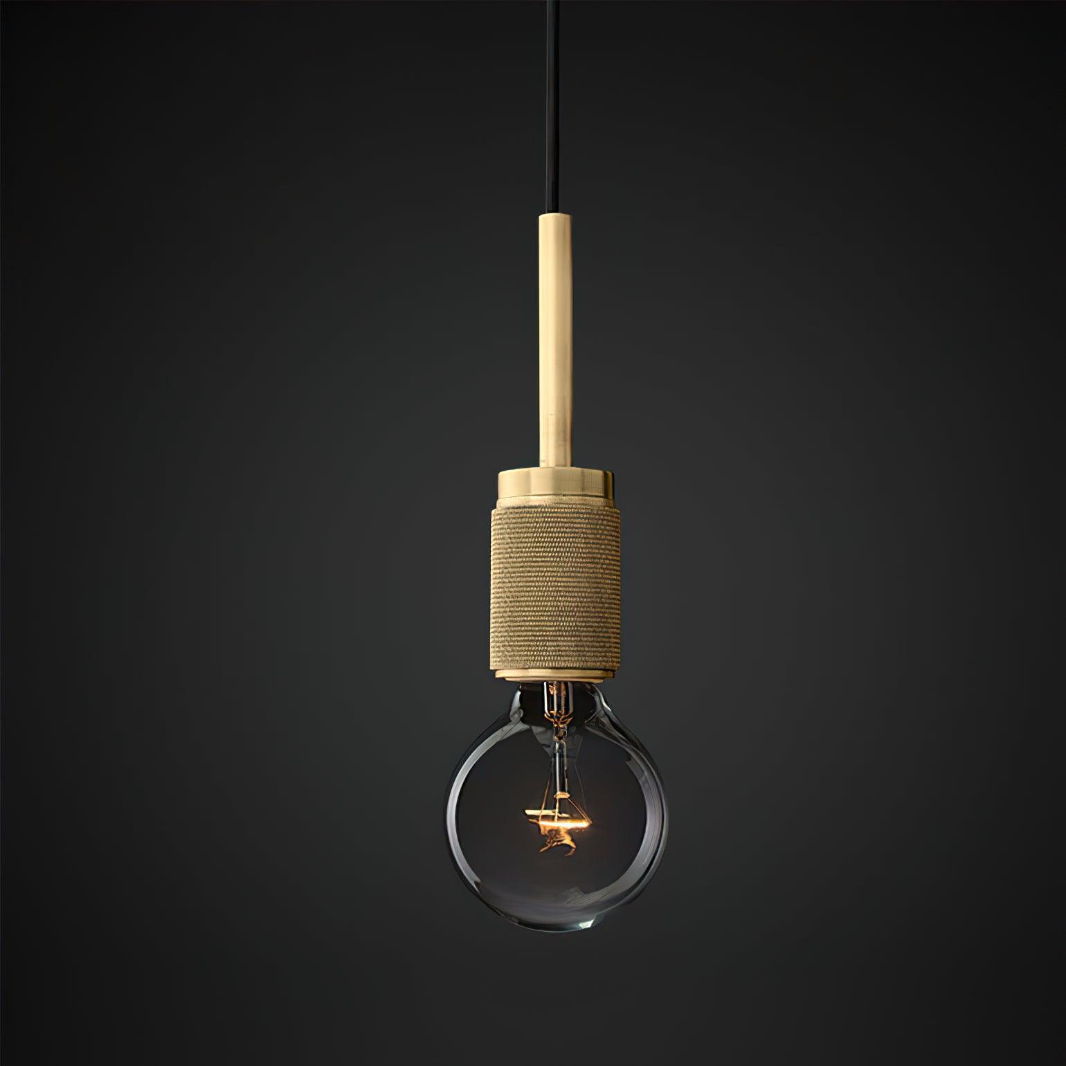 Tyler Minimalistische Pendelleuchte aus Messing-Letslighting