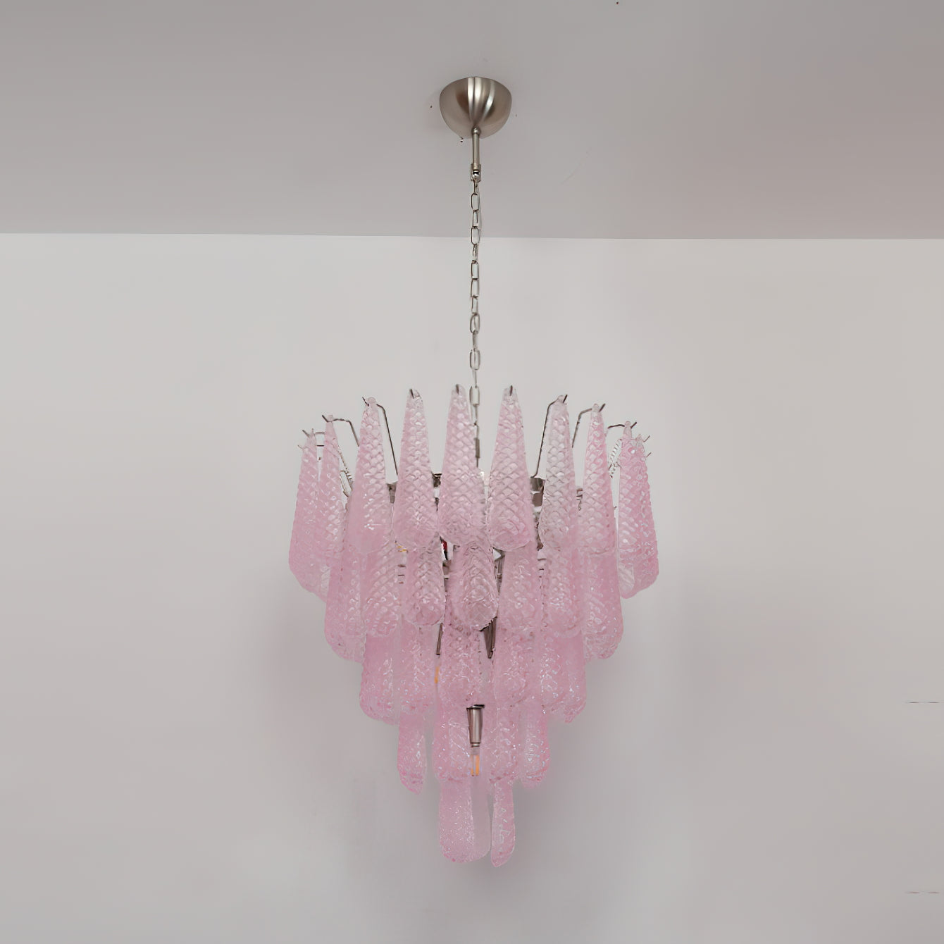 Inset Premium Drop Murano Metal Glass Chandelier - Letslighting