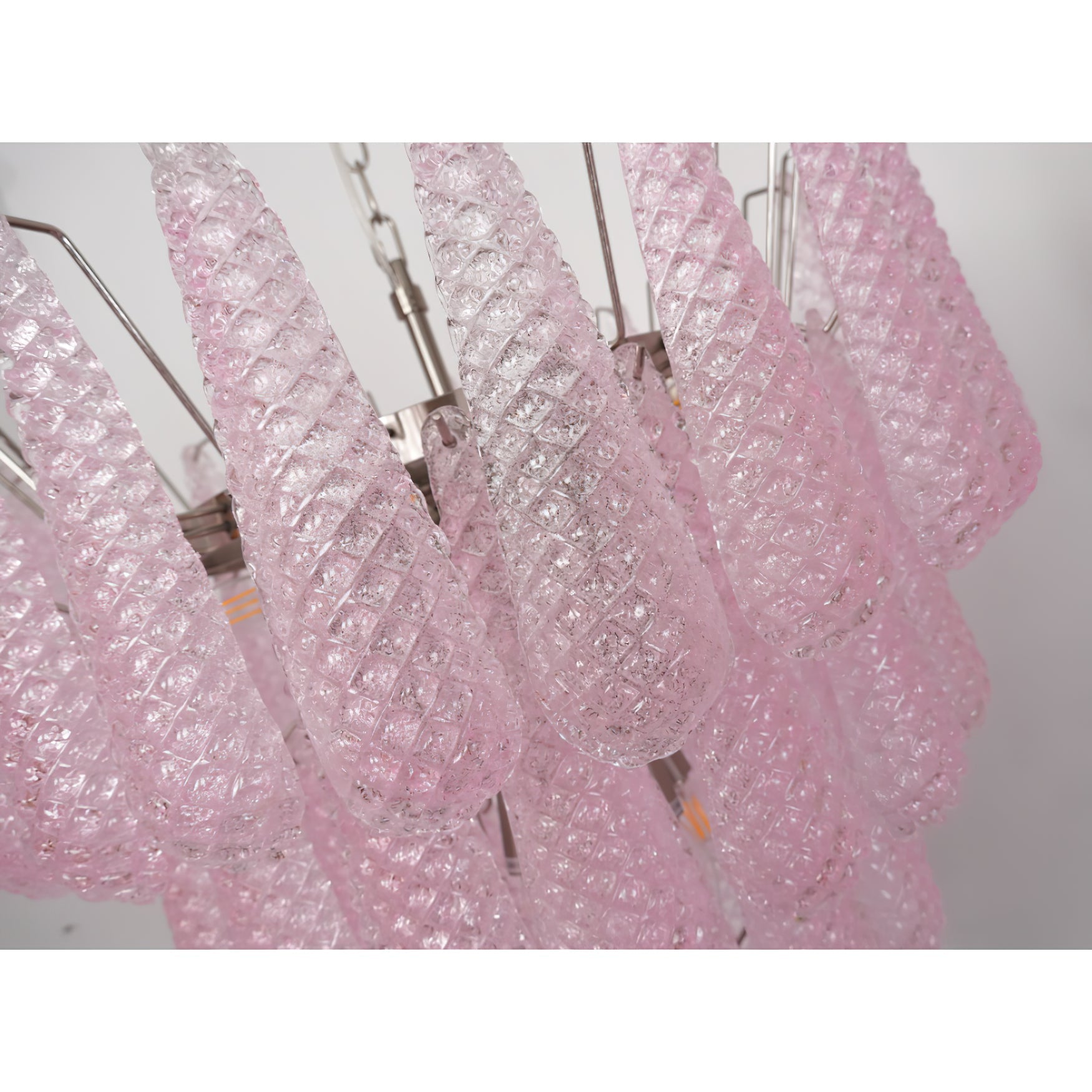 Inset Premium Drop Murano Metal Glass Chandelier - Letslighting