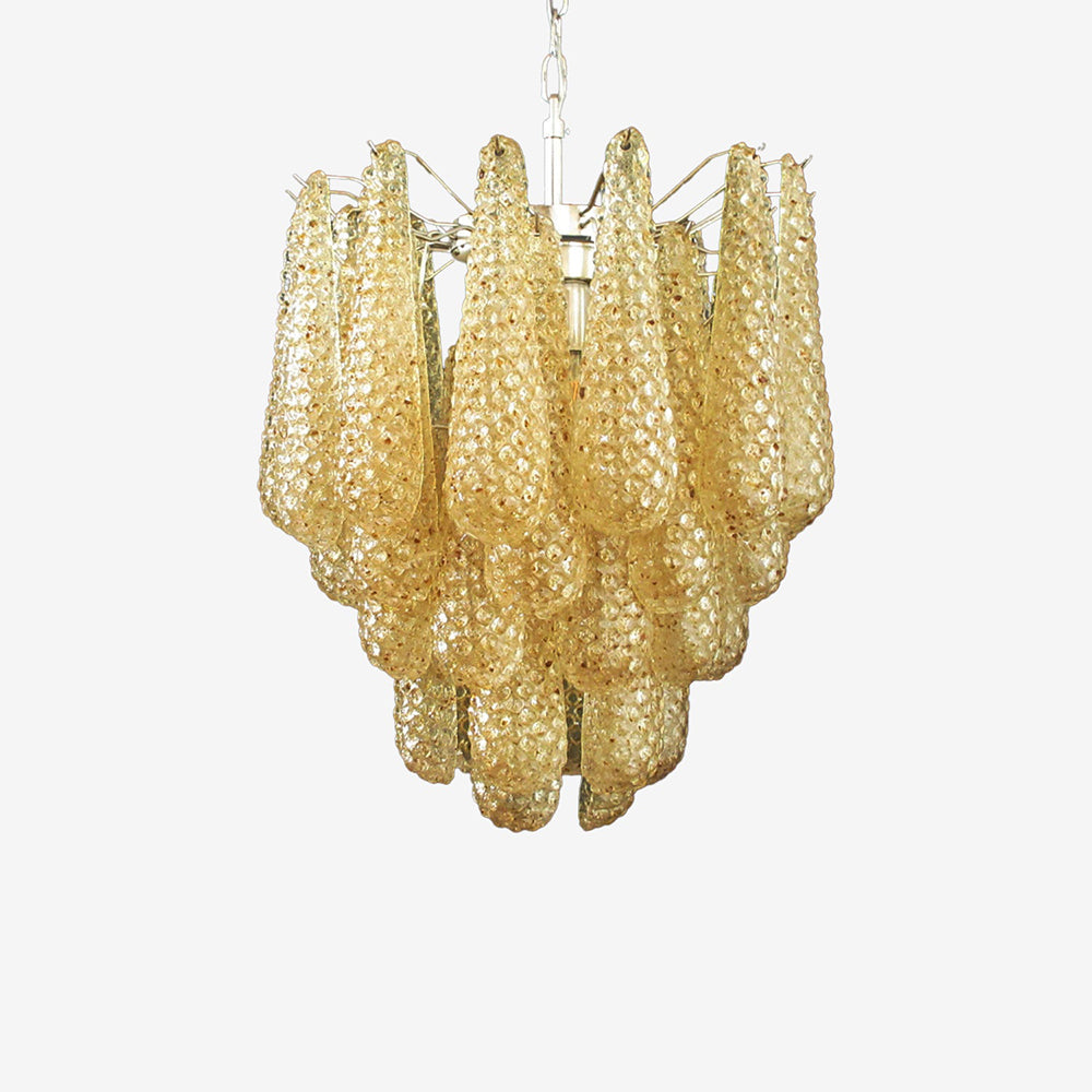 Inset Premium Drop Murano Metal Glass Chandelier - Letslighting