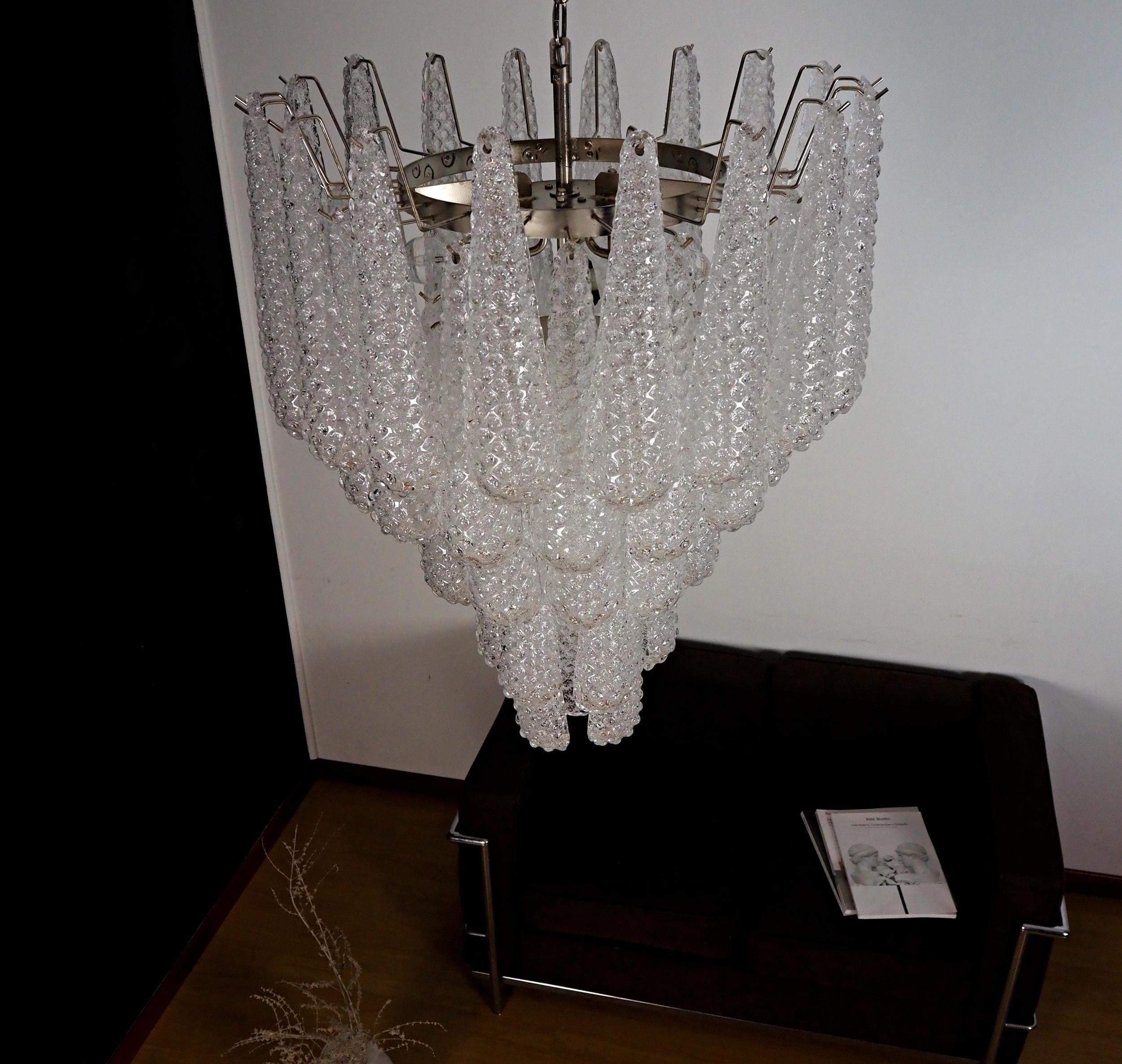 Inset Premium Drop Murano Metal Glass Chandelier - Letslighting