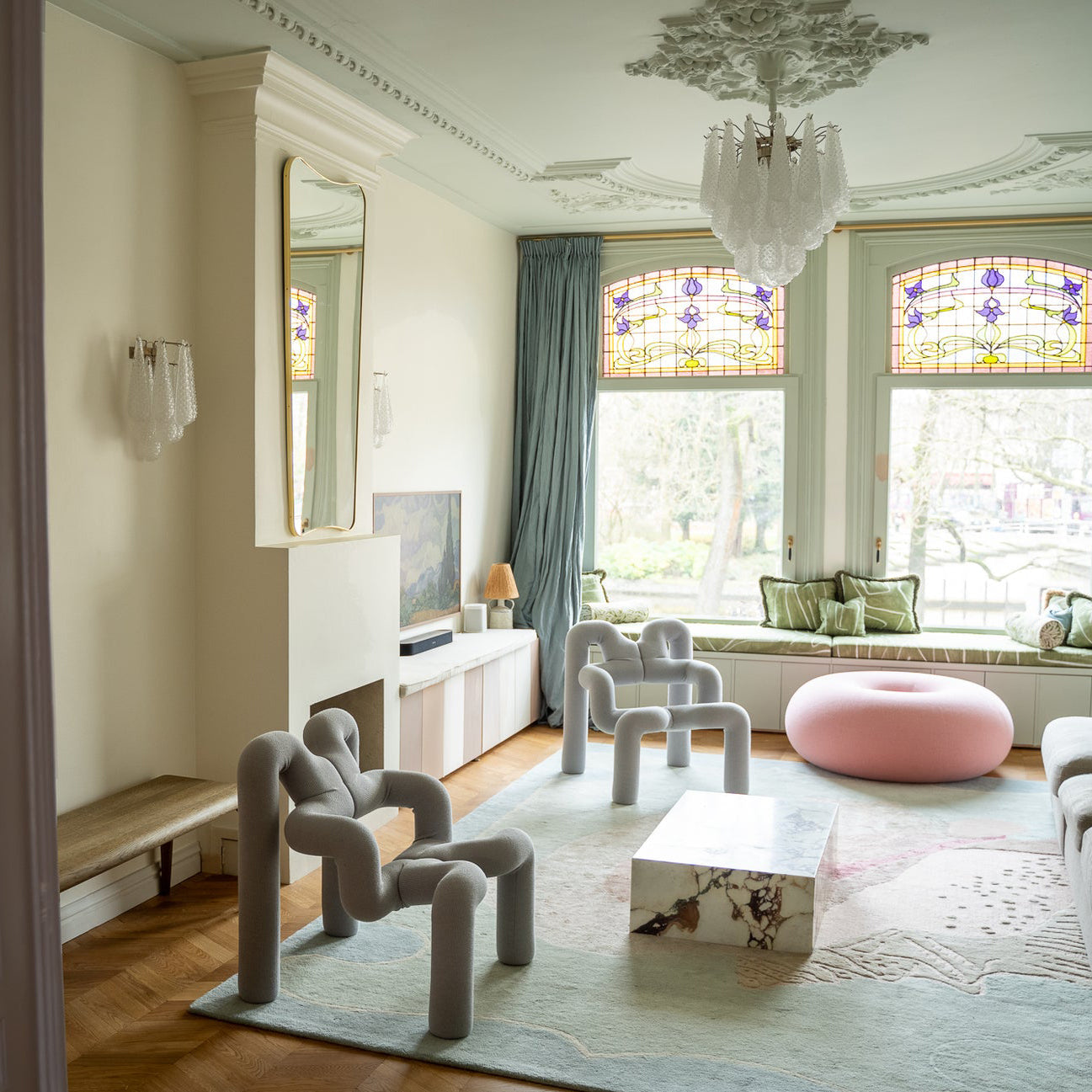 Inset Premium Drop Murano Metal Glass Chandelier - Letslighting