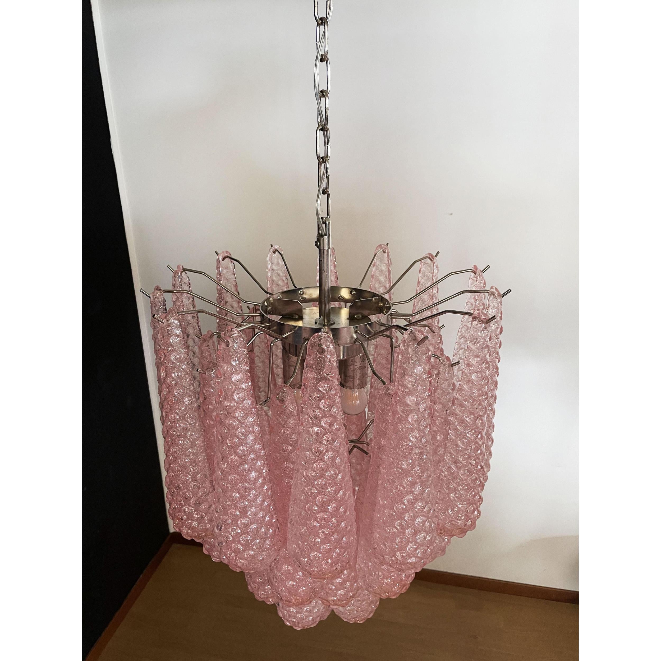 Inset Premium Drop Murano Metal Glass Chandelier - Letslighting