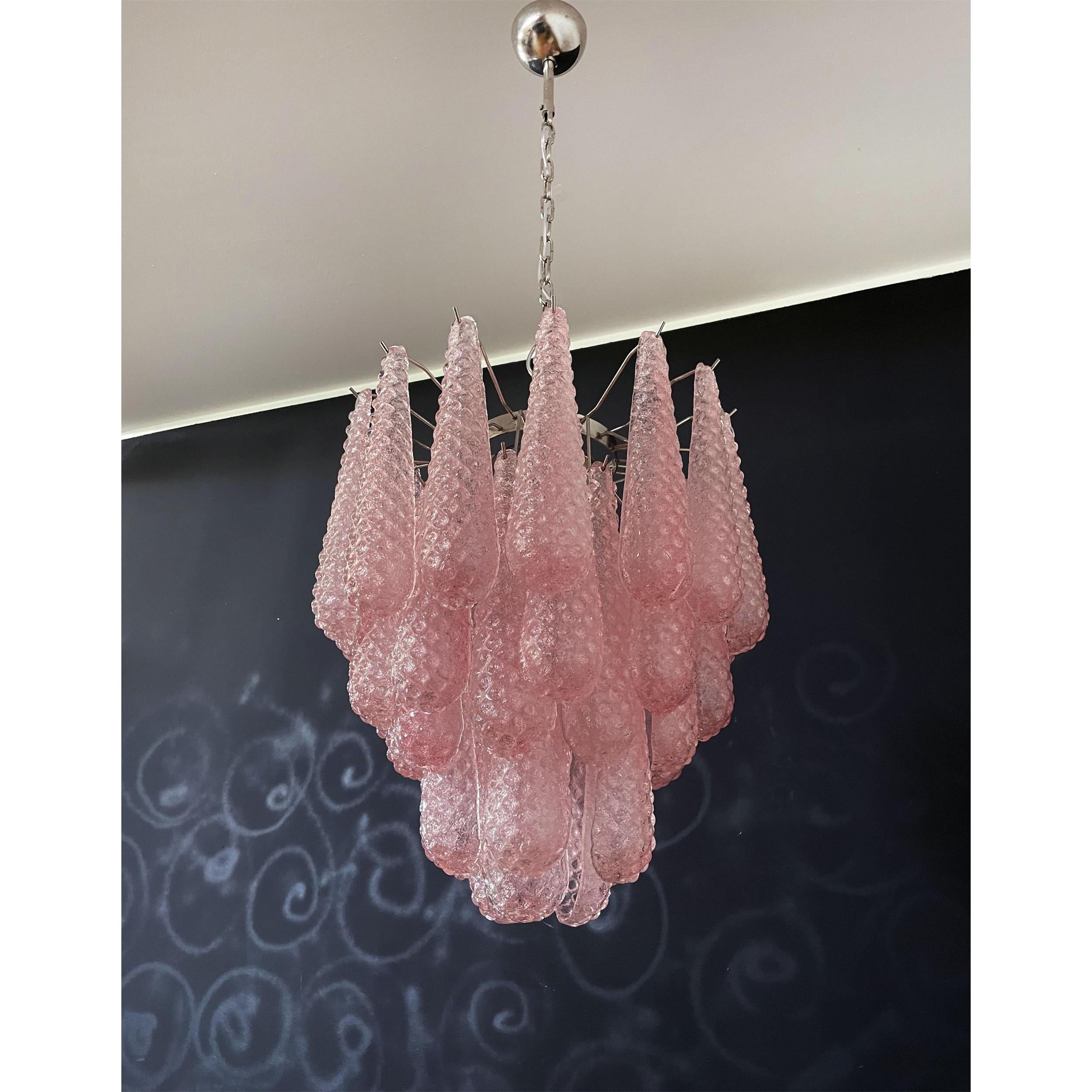 Inset Premium Drop Murano Metal Glass Chandelier - Letslighting