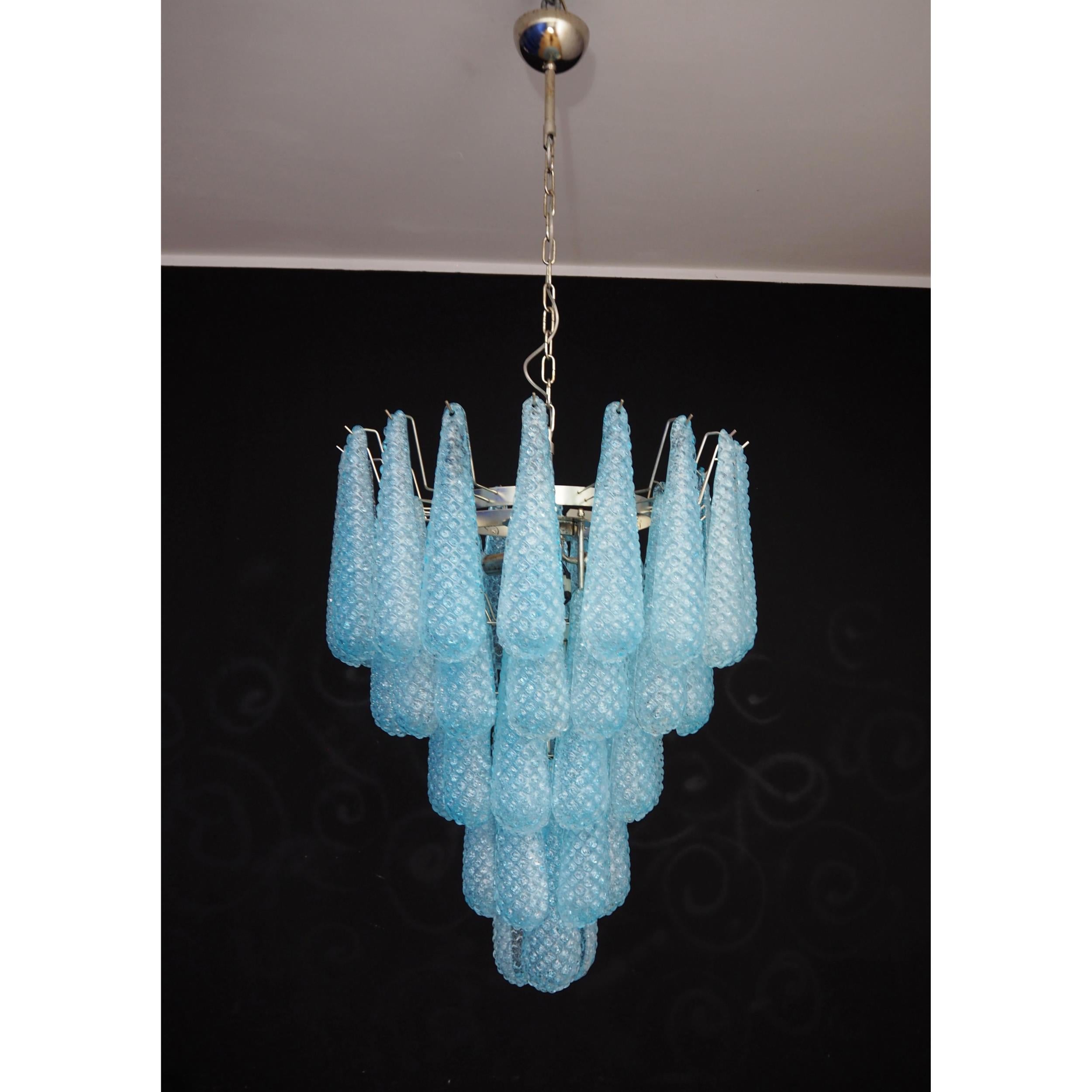 Inset Premium Drop Murano Metal Glass Chandelier - Letslighting