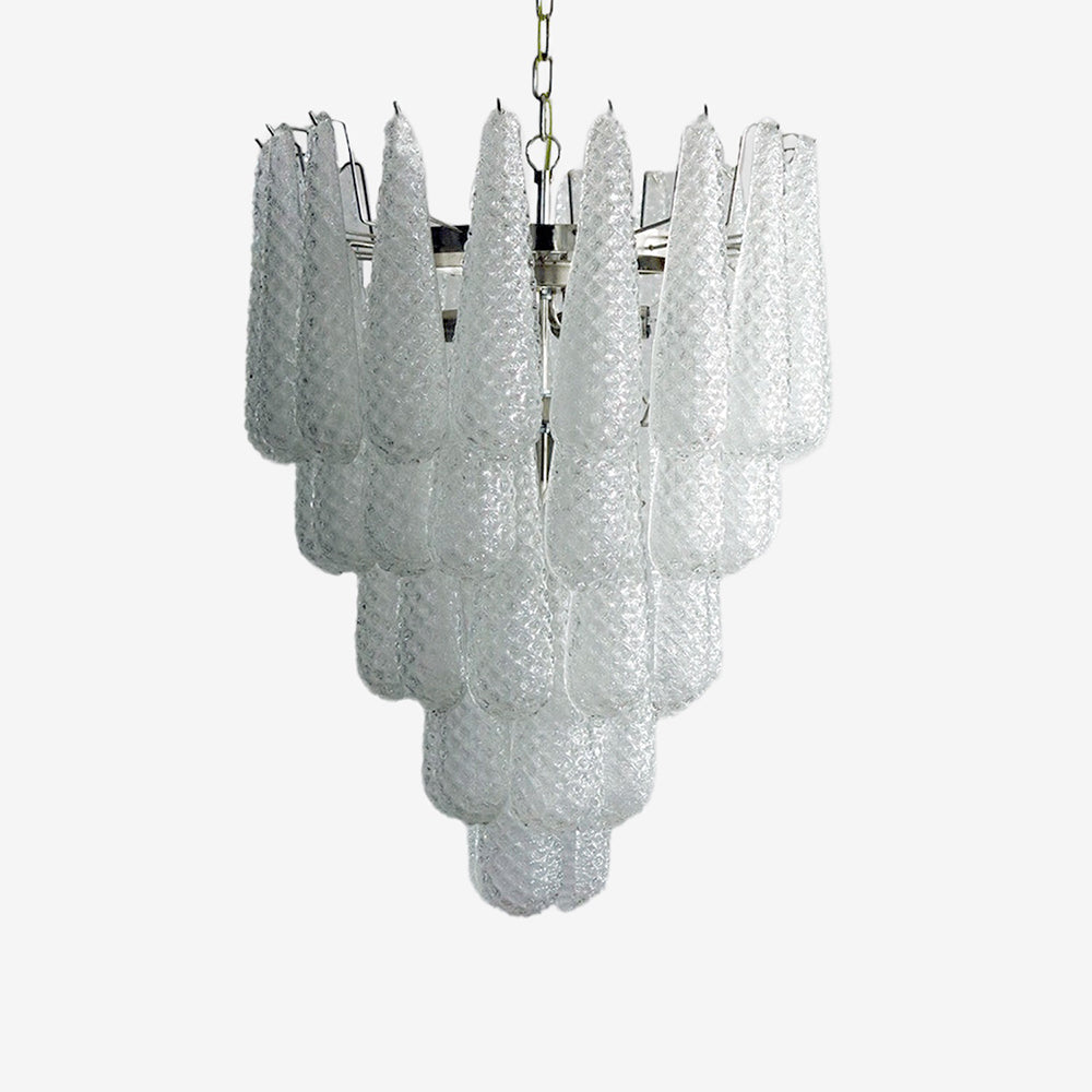 Inset Premium Drop Murano Metal Glass Chandelier - Letslighting