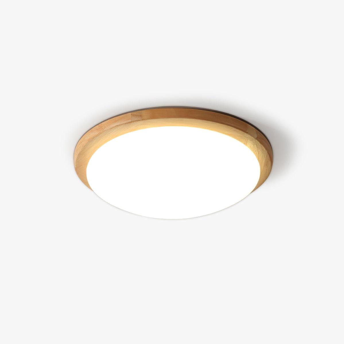 Myshae Modern Minimalistisch Trommel Holz Deckenleuchte-Letslighting