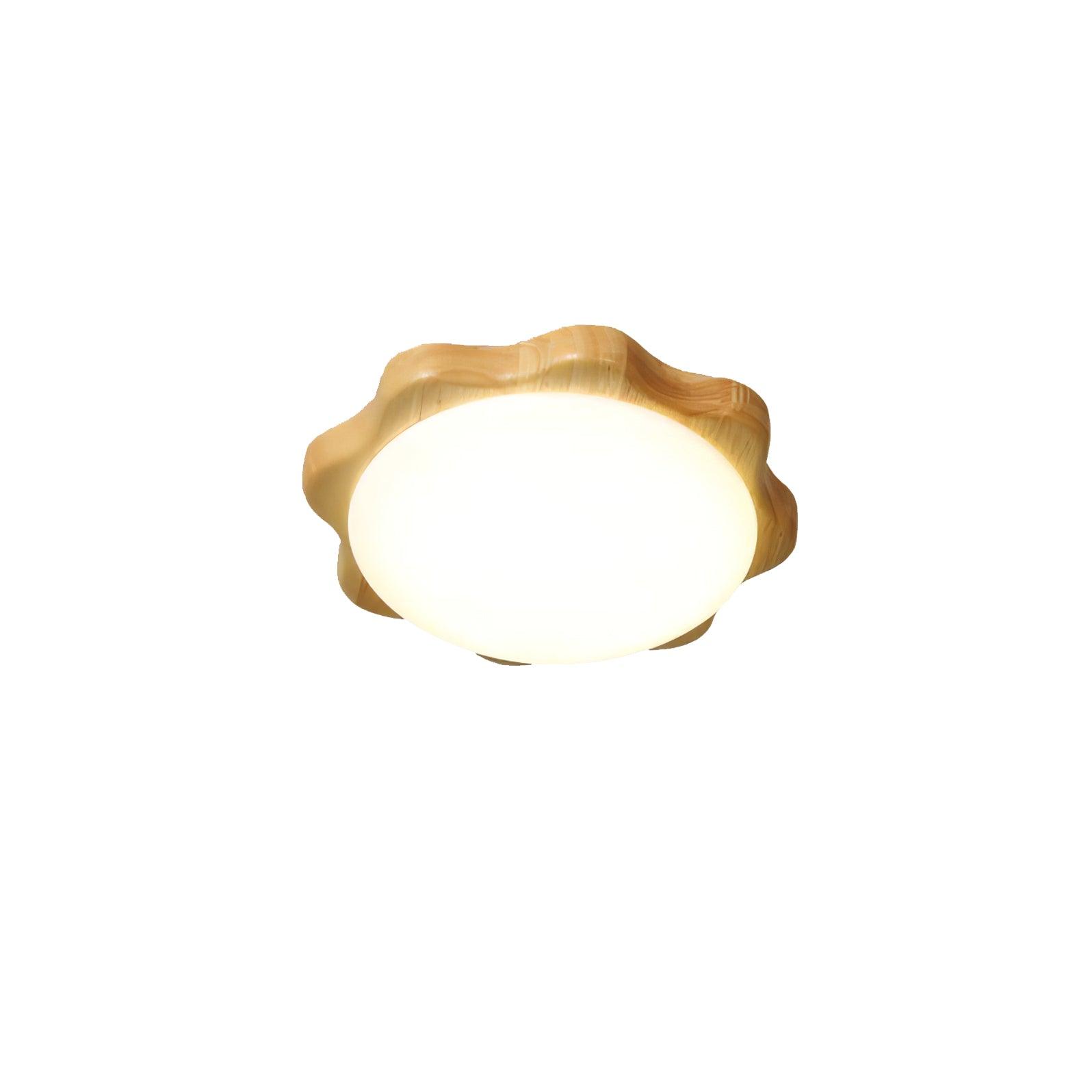 Myshae Modern Minimalistisch Trommel Holz Deckenleuchte-Letslighting