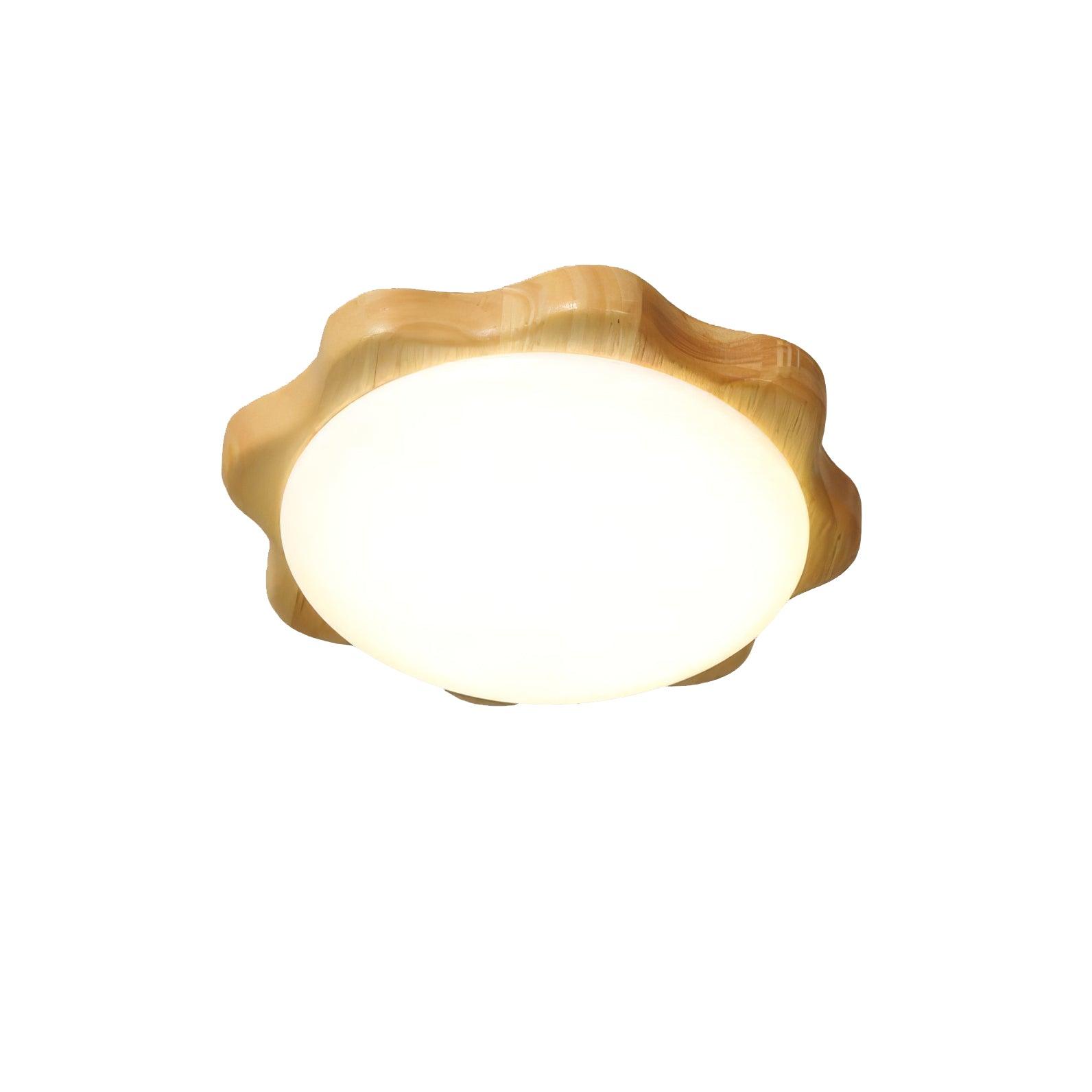 Myshae Modern Minimalistisch Trommel Holz Deckenleuchte-Letslighting