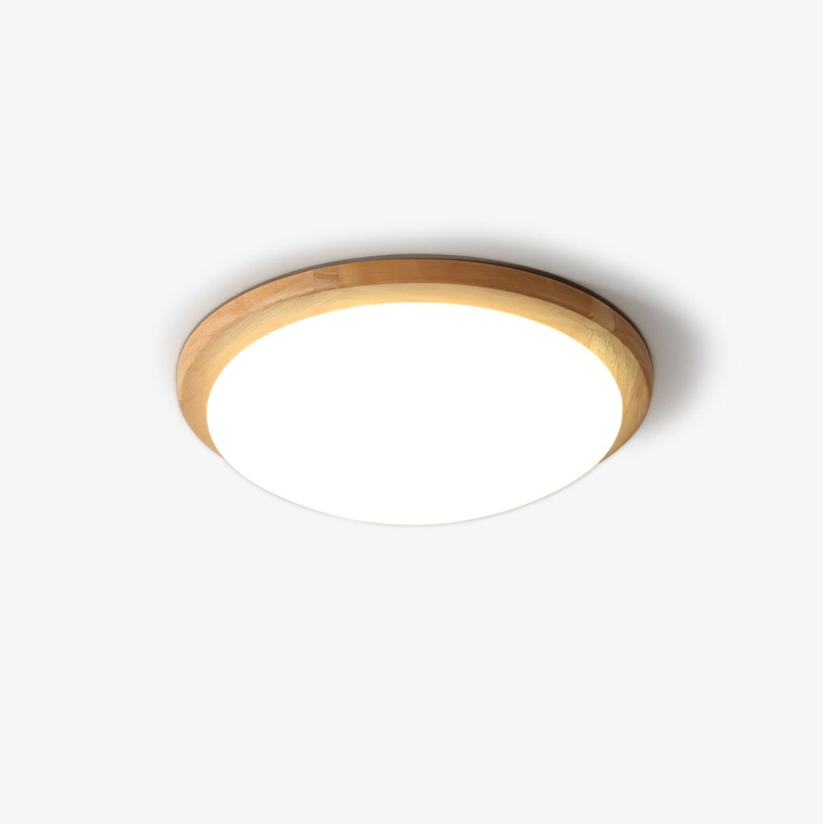 Myshae Modern Minimalistisch Trommel Holz Deckenleuchte-Letslighting