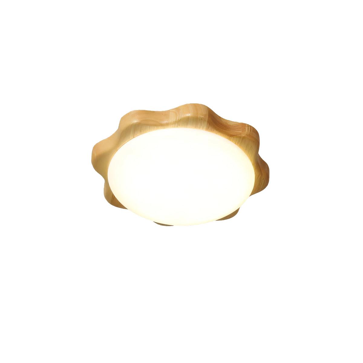 Myshae Modern Minimalistisch Trommel Holz Deckenleuchte-Letslighting