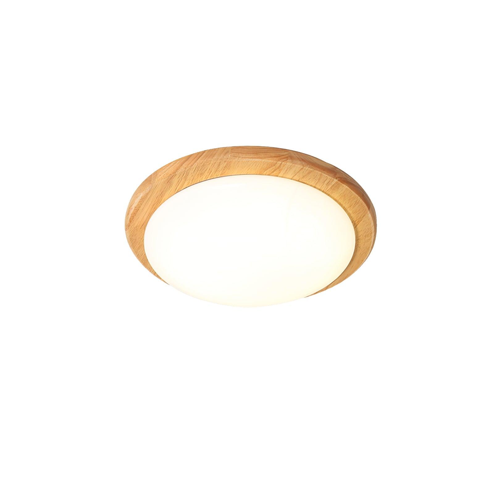 Myshae Modern Minimalistisch Trommel Holz Deckenleuchte-Letslighting