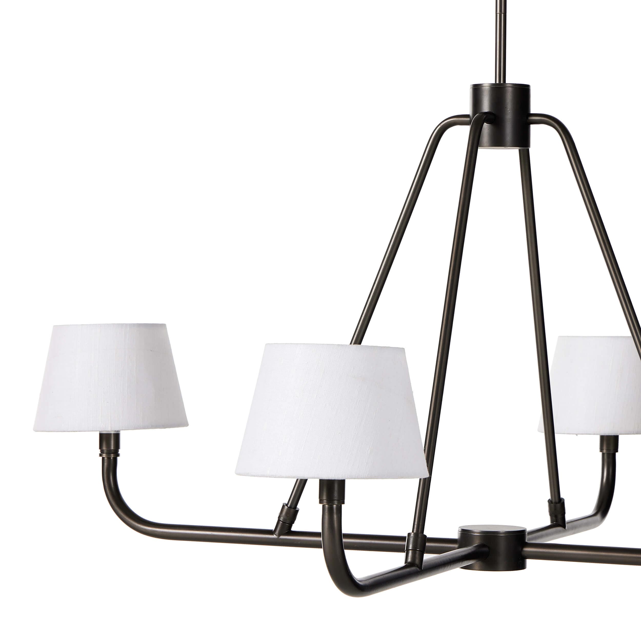 Nook Industrieller Vintage Kronleuchter aus Messing-Letslighting