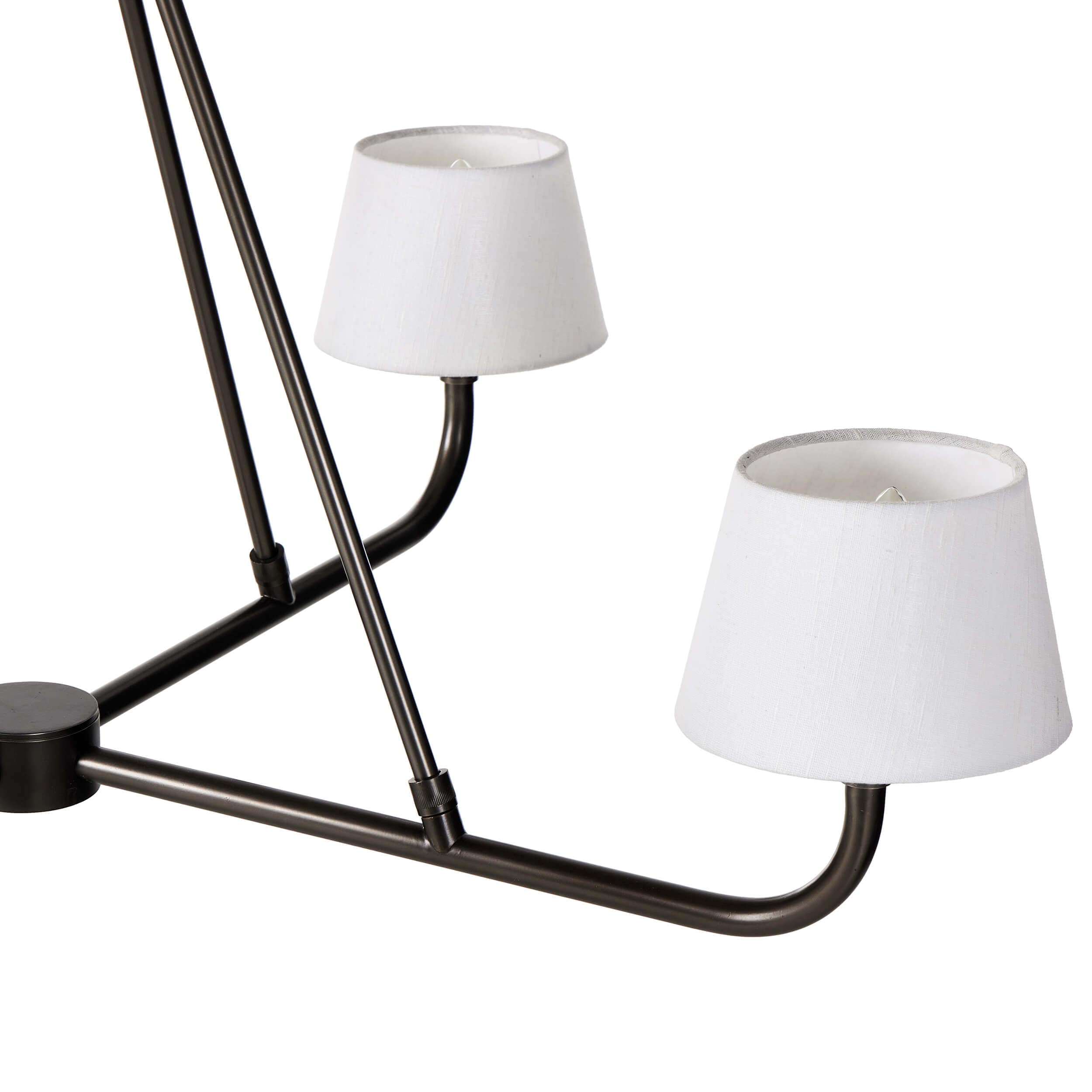 Nook Industrieller Vintage Kronleuchter aus Messing-Letslighting