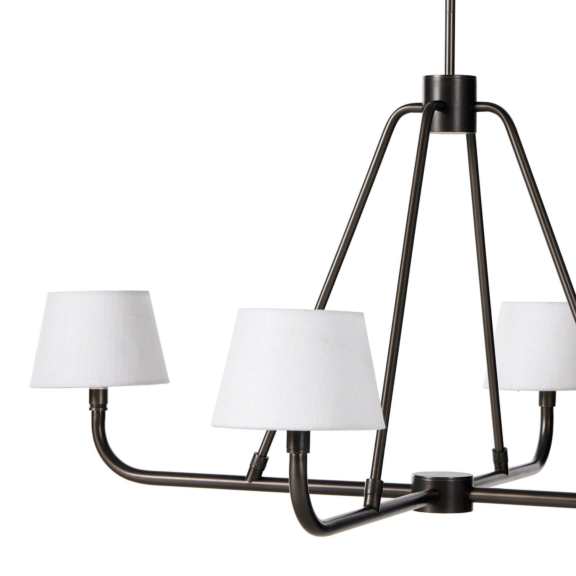 Nook Industrieller Vintage Kronleuchter aus Messing-Letslighting
