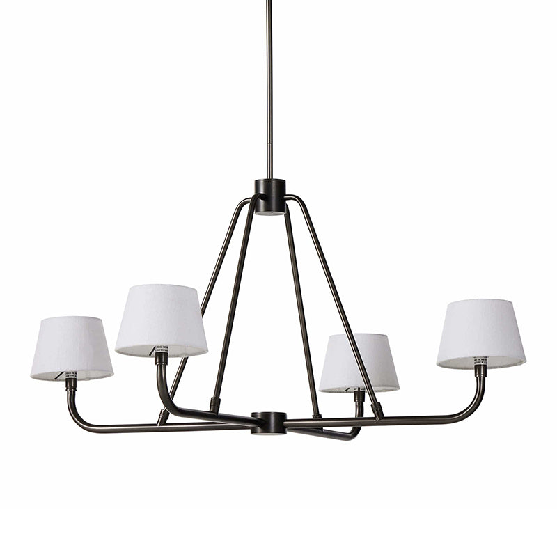 Nook Industrieller Vintage Kronleuchter aus Messing-Letslighting