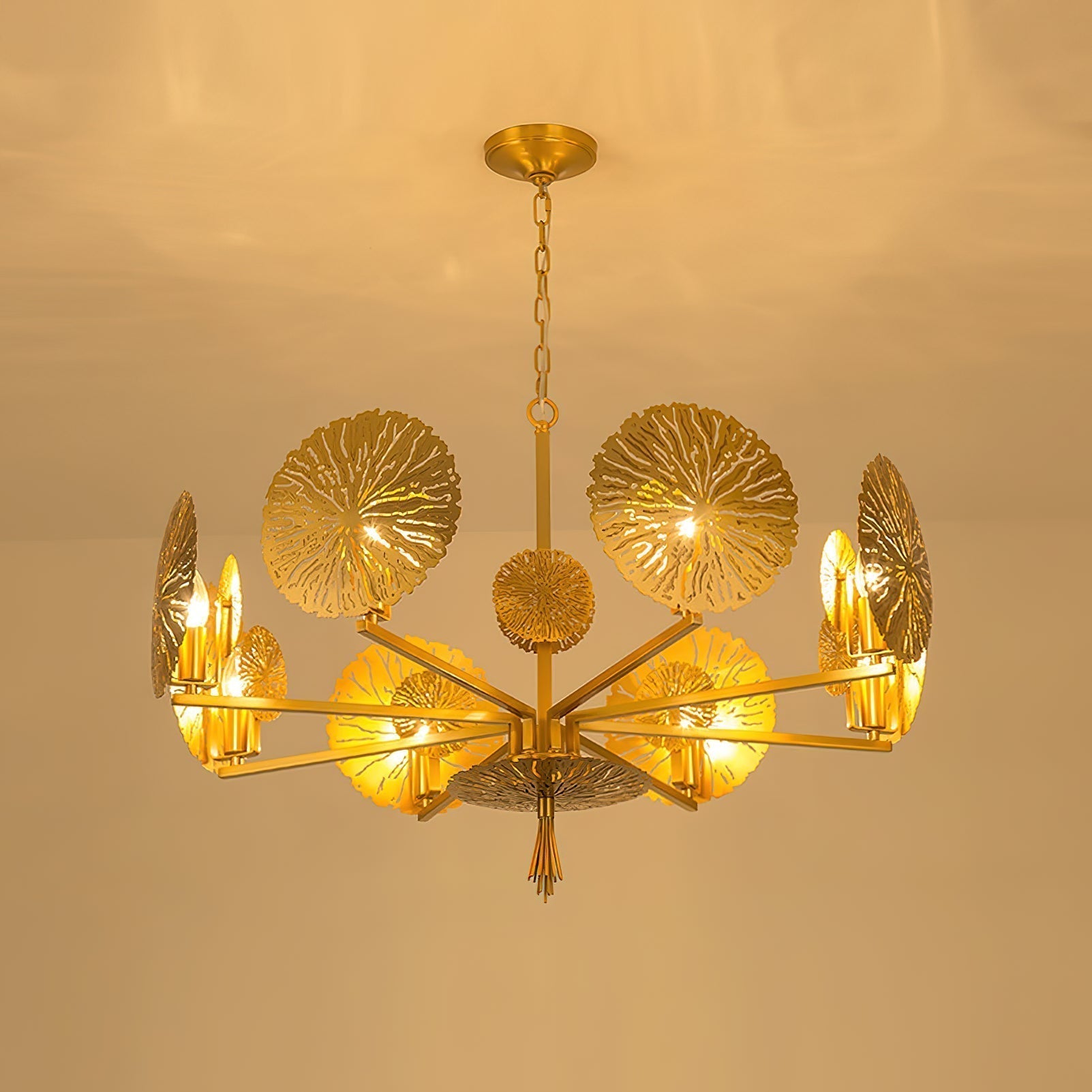 Orb Luxus-Kronleuchter aus Messing-Letslighting