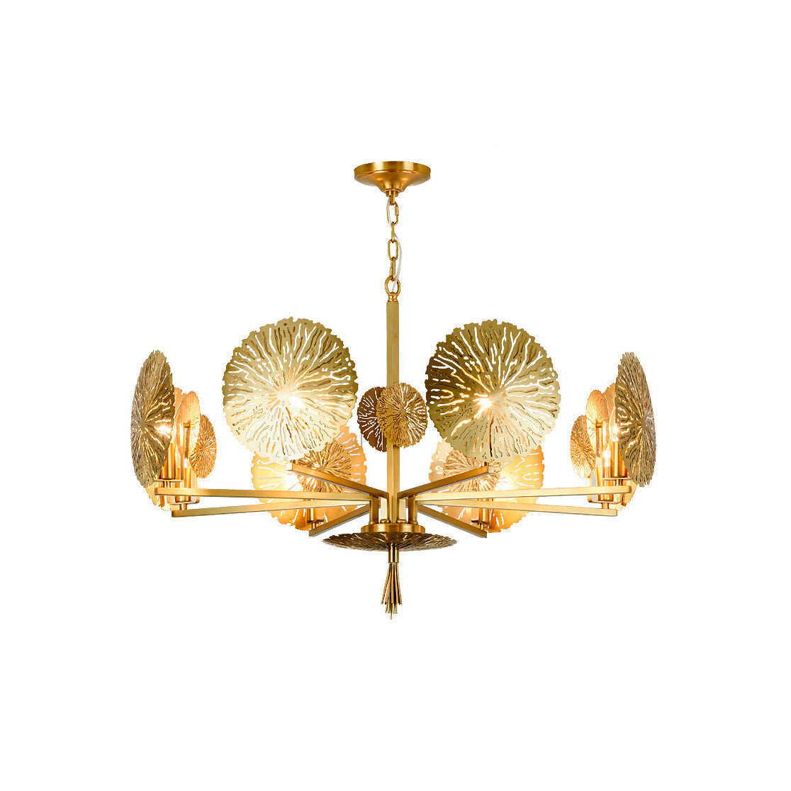 Orb Luxus-Kronleuchter aus Messing-Letslighting