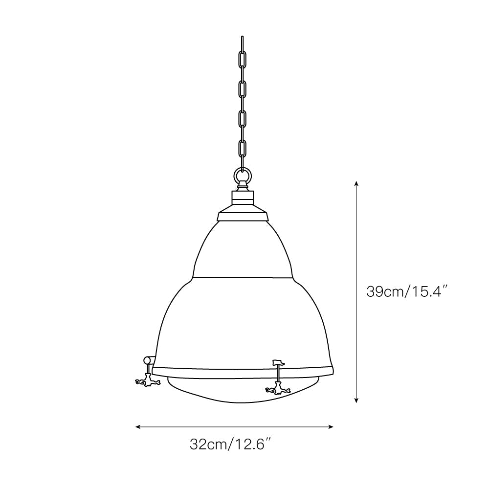 Dunlop Pendelleuchte Rot Modern Minimalistisch-Letslighting