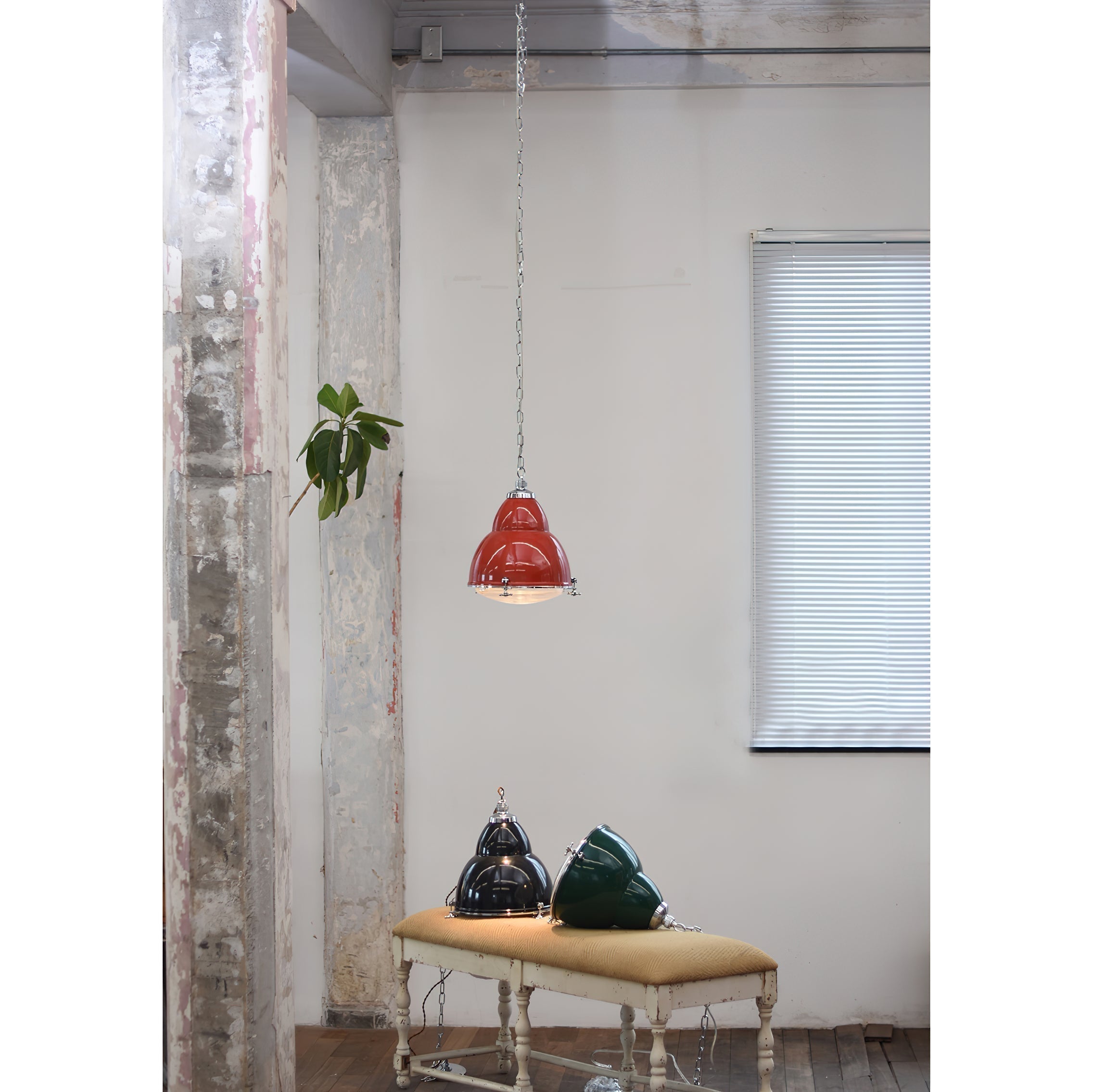 Dunlop Pendelleuchte Rot Modern Minimalistisch-Letslighting
