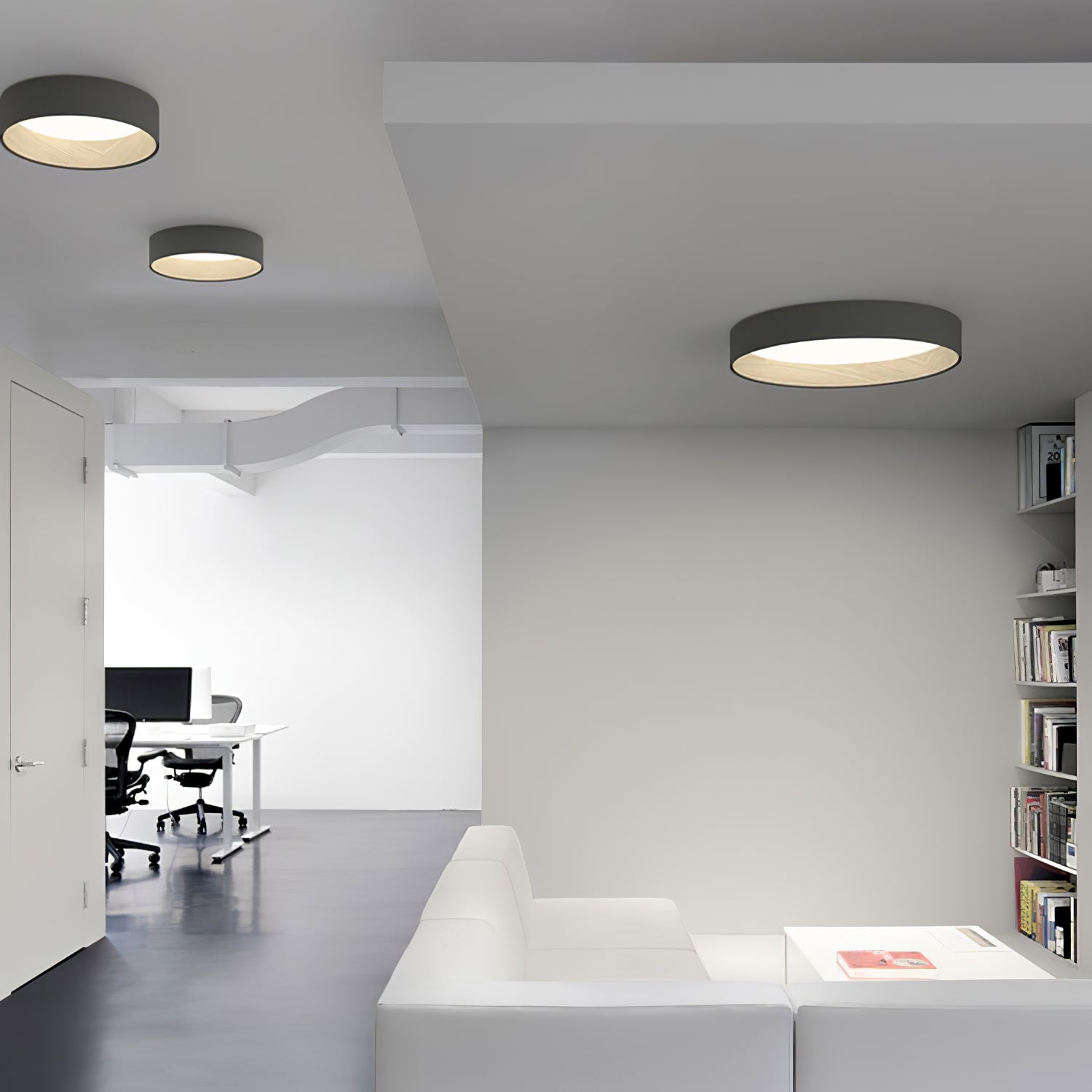 Caraeara Modern Minimalistisch Rund Deckenleuchte-Letslighting