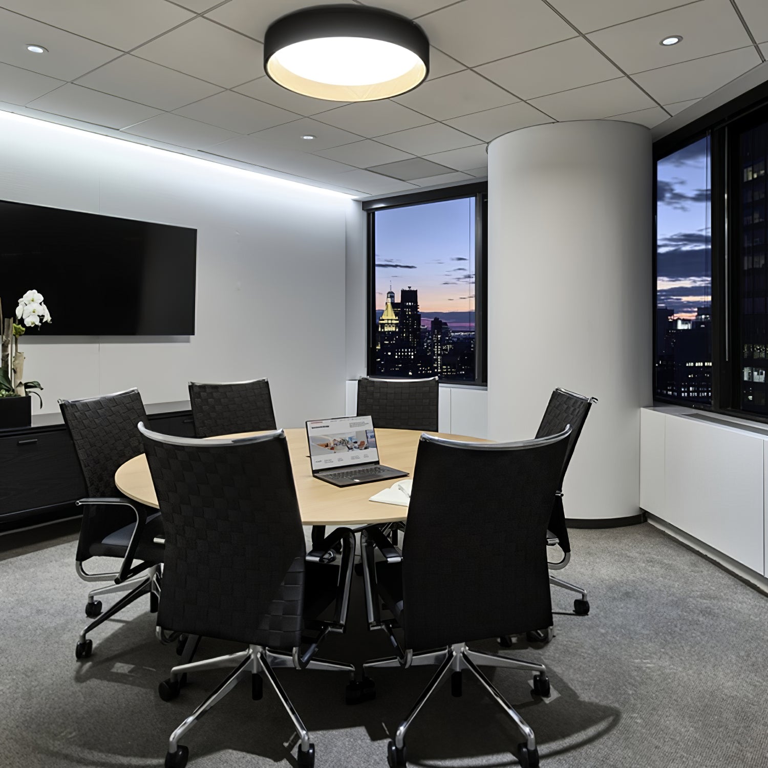 Caraeara Modern Minimalistisch Rund Deckenleuchte-Letslighting