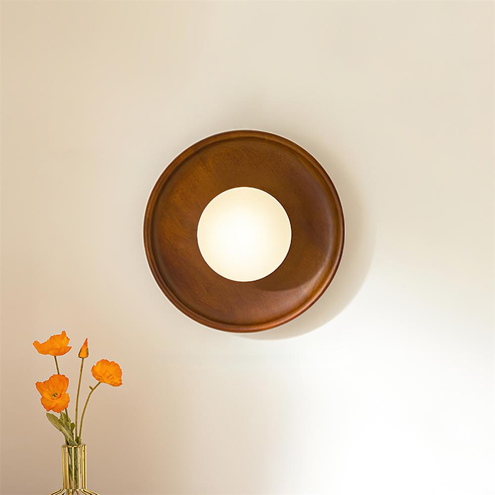 Novin Wandleuchte aus Holz-Letslighting
