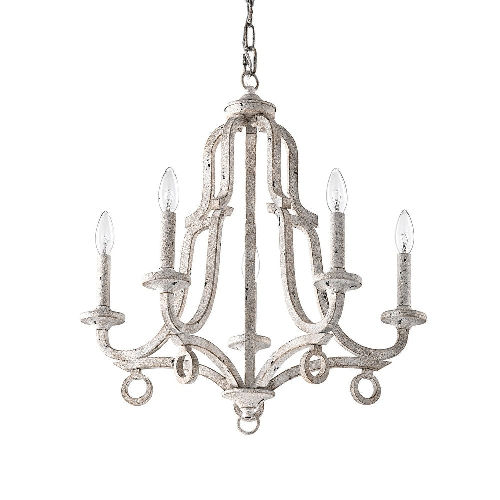 Tinge Industrieller Vintage Kronleuchter aus Messing-Letslighting