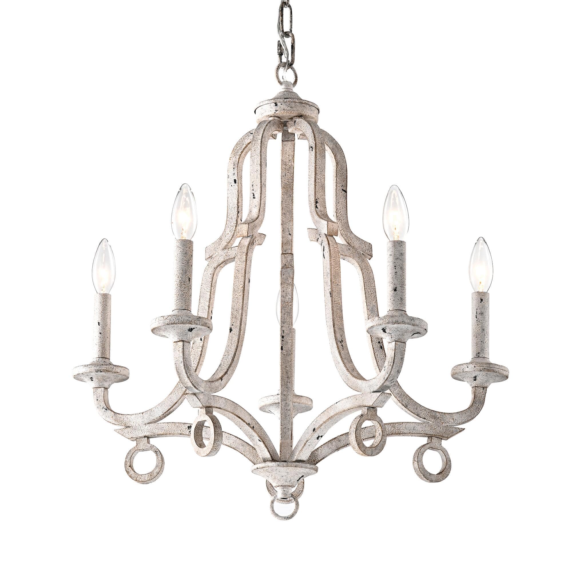 Tinge Industrieller Vintage Kronleuchter aus Messing-Letslighting
