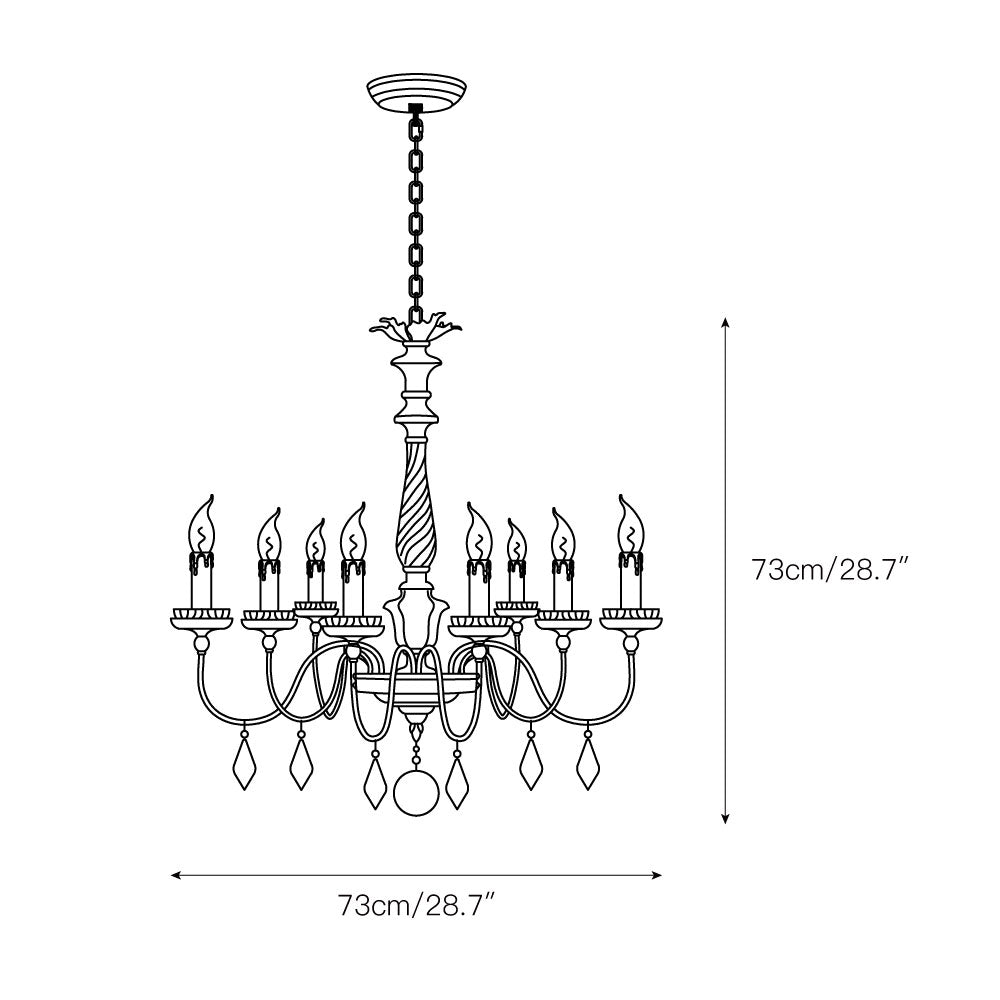 Urn Postmodern Luxury Old Gold Metal Chandelier - Letslighting