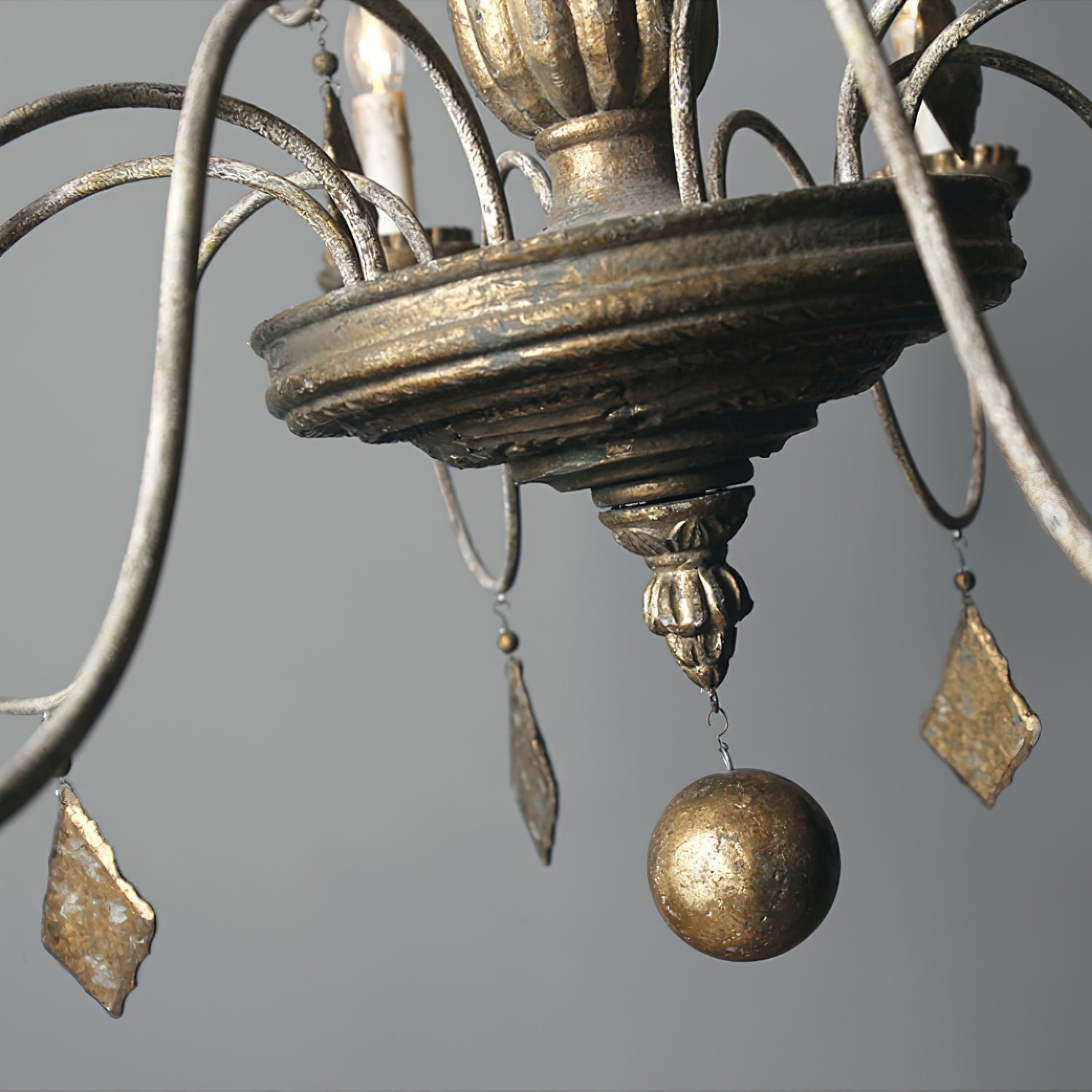Urn Postmodern Luxury Old Gold Metal Chandelier - Letslighting